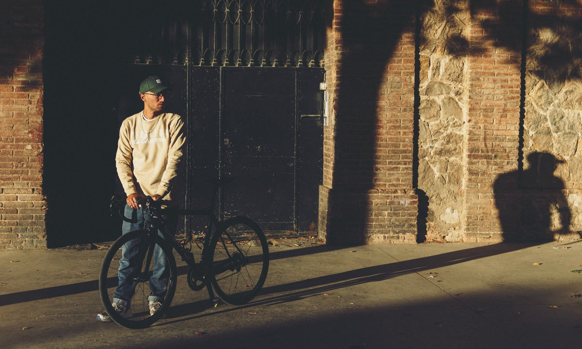 La Machine Pedaleur de Charme sweatshirt in sand, from the AW24/25 Lookbook.