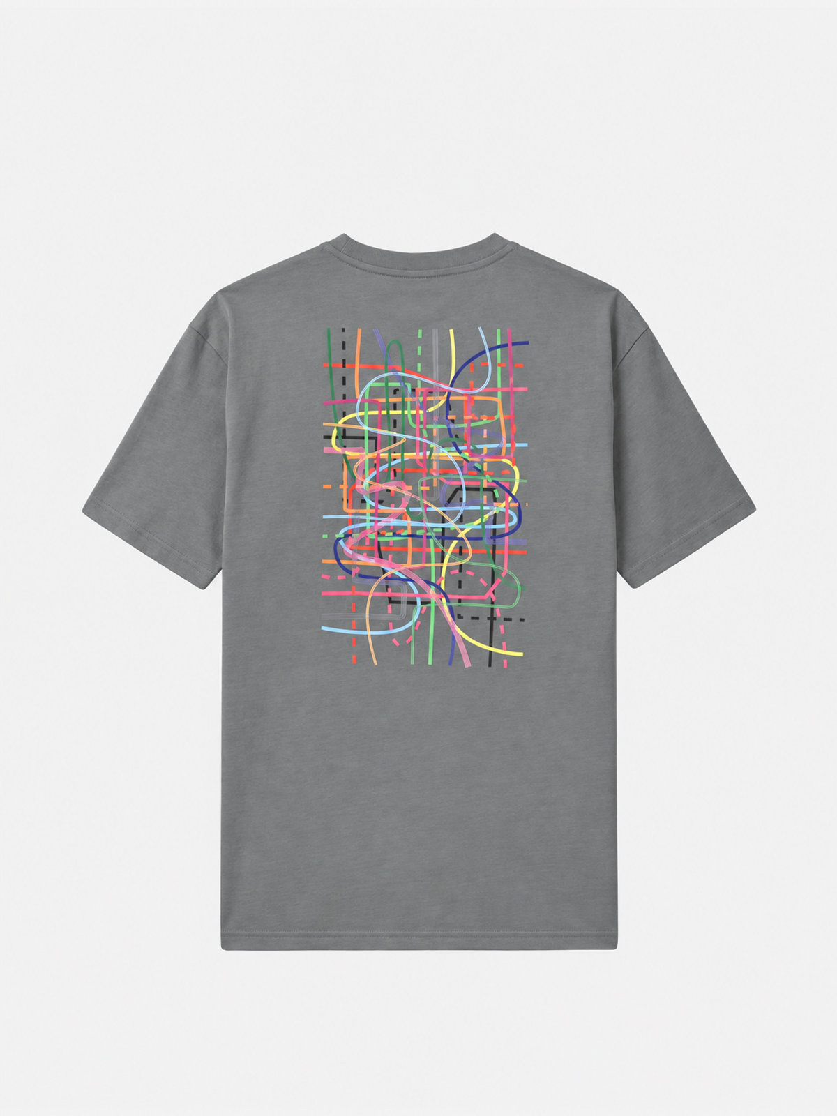 Alpe D'Huez Subway - Camiseta - Steel Grey