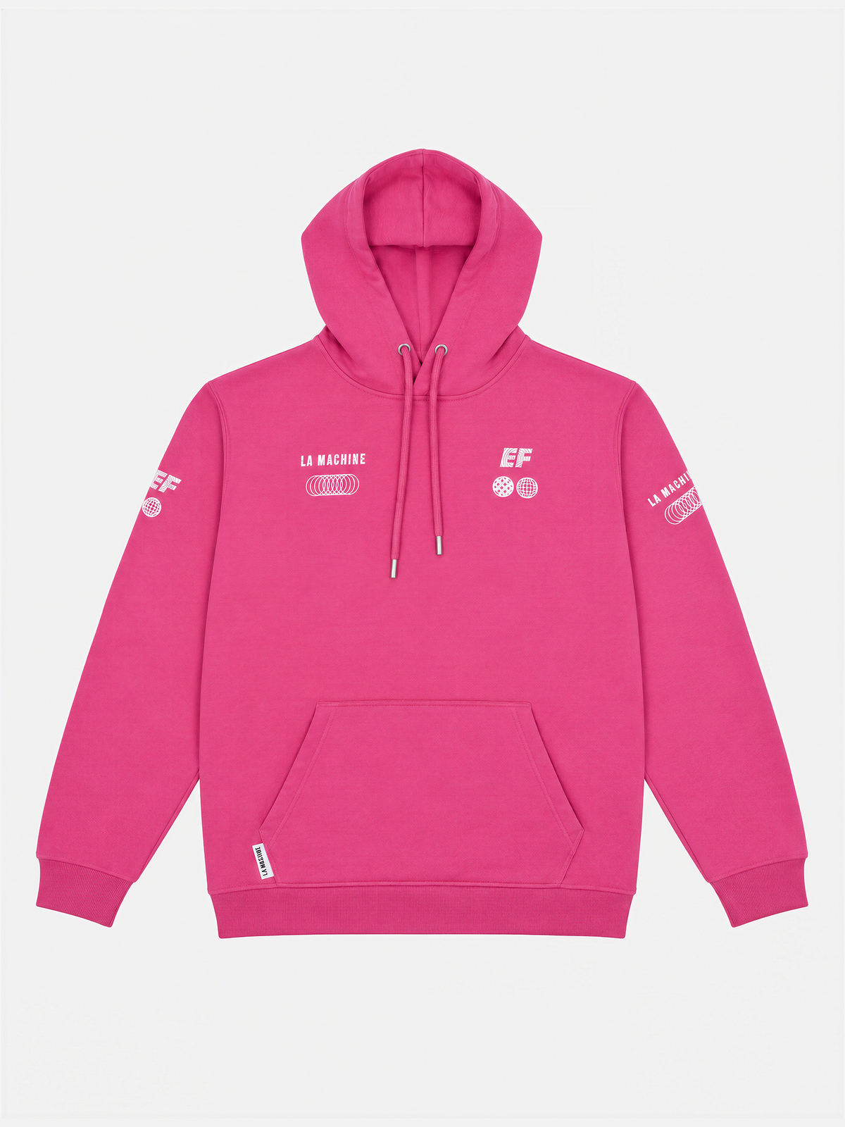 La Machine X EF Pro Cycling - Globe Hoodie - Pink