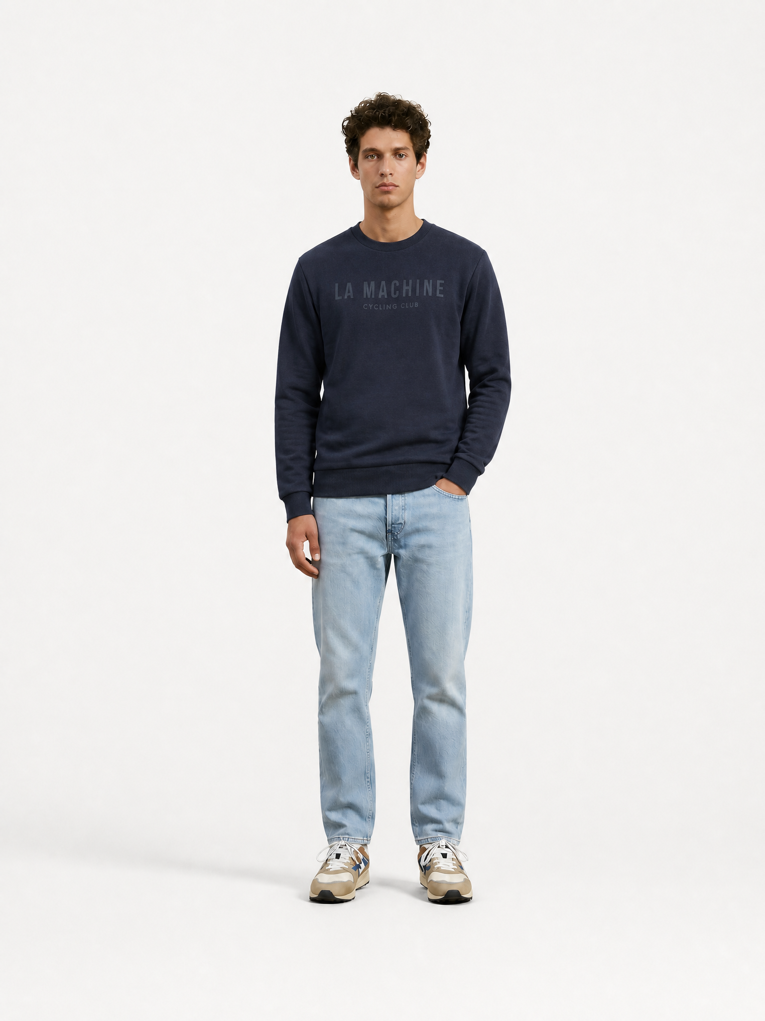 La Machine Club Line - Sweatshirt - Navy