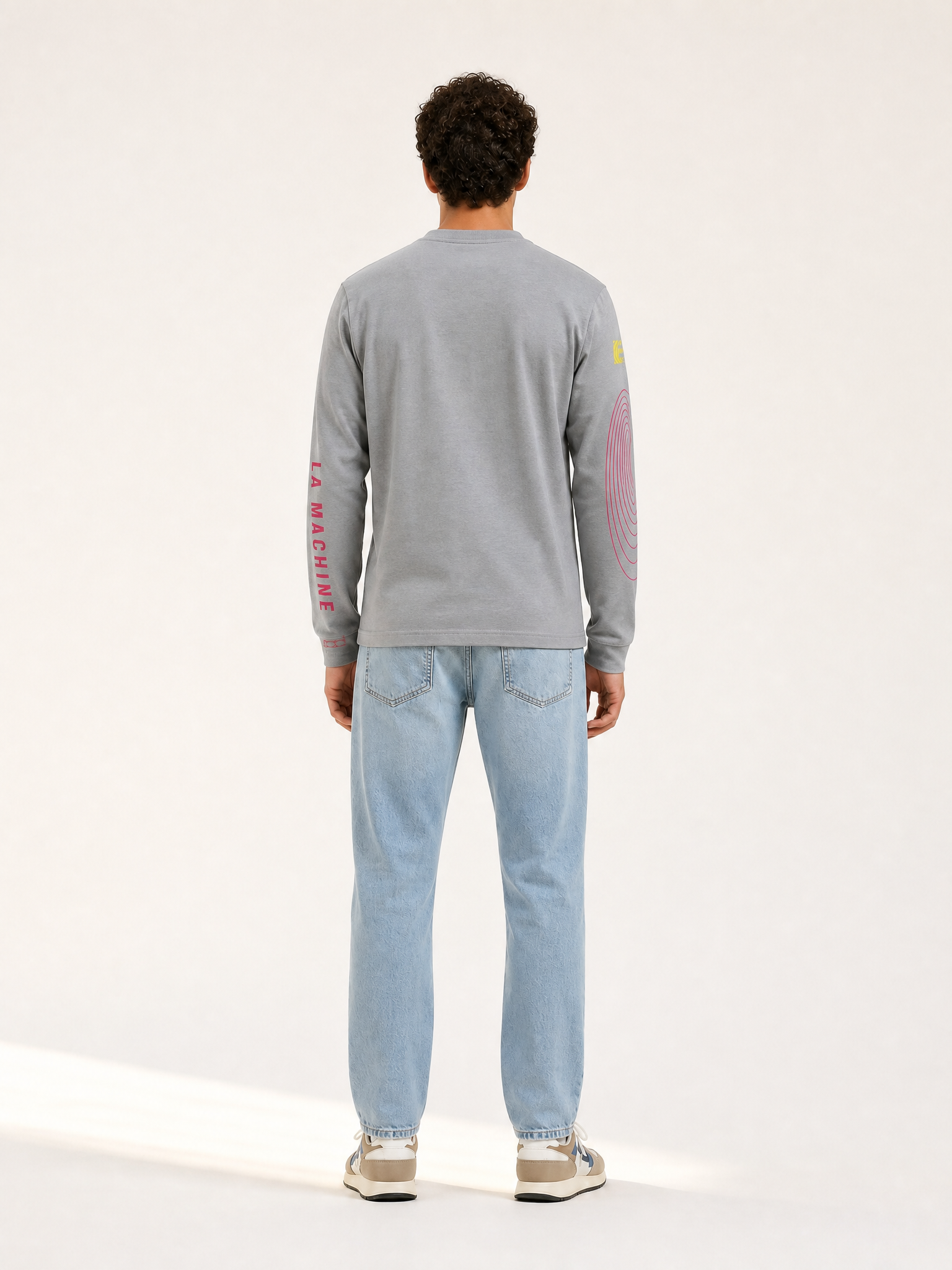 La Machine X EF Pro Cycling - Circle - Longsleeve - Dark Grey