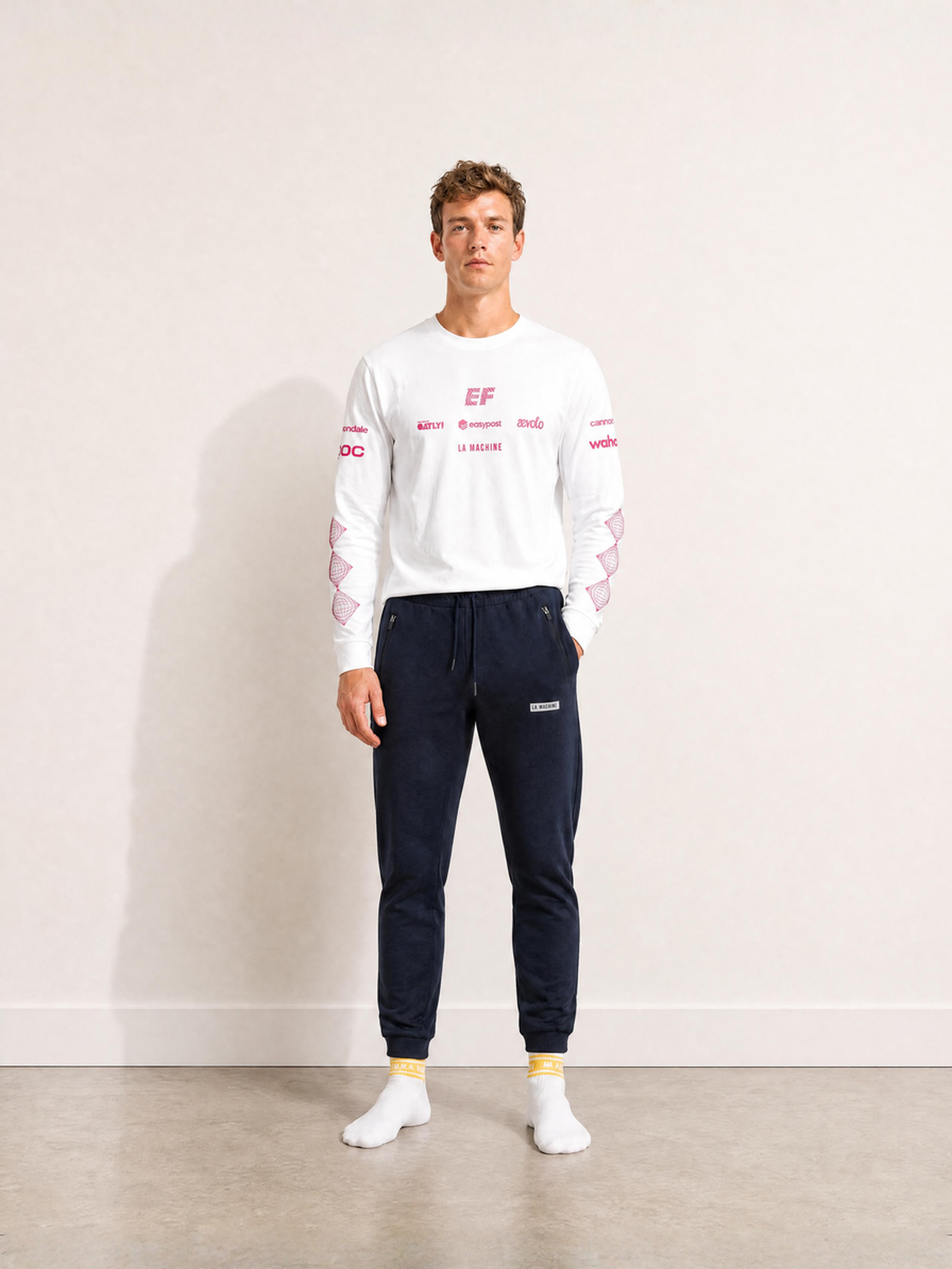 EF Pro Cycling - Official Team wear 2026- Longsleeve - White