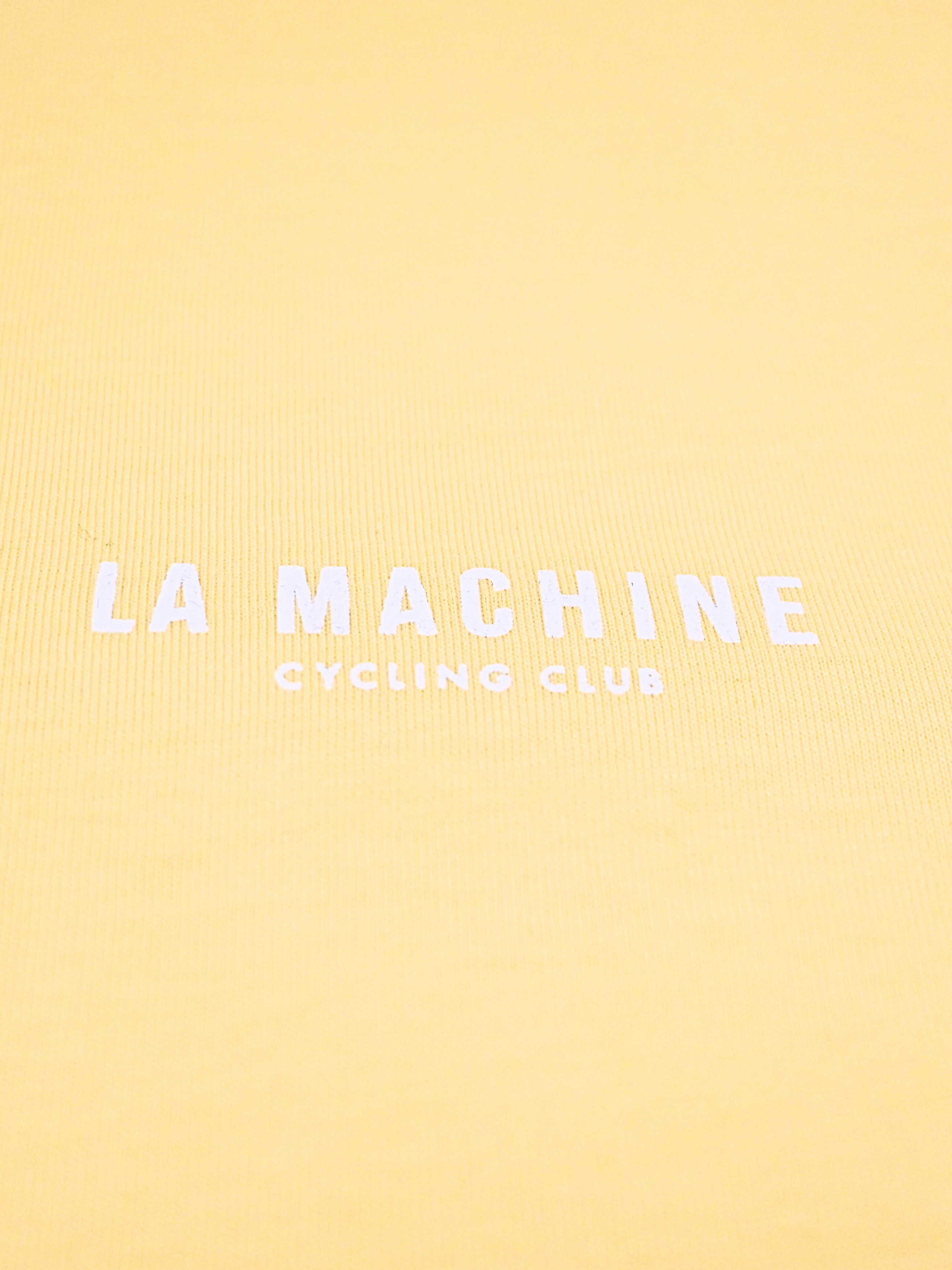 La Machine Club Line T-shirt - Jaune