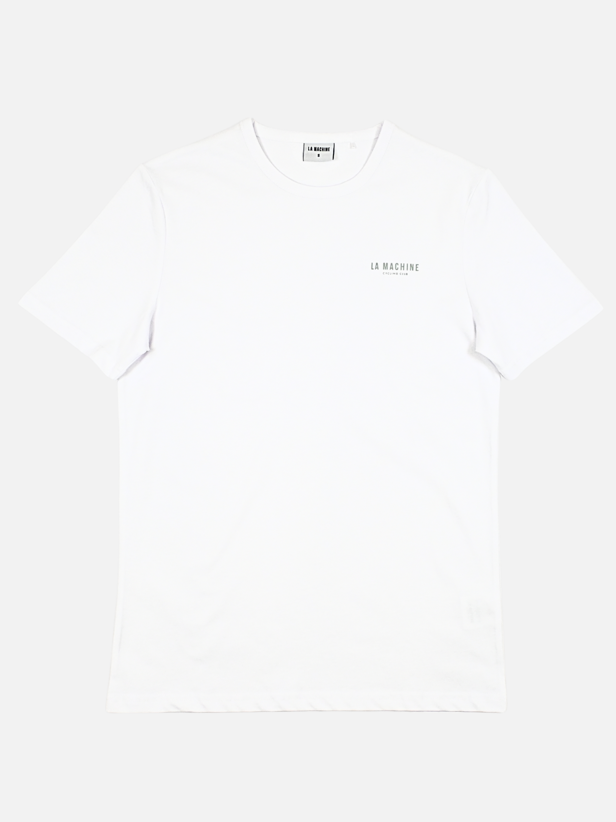 La Machine Club Line T-shirt - Bright White - La Machine