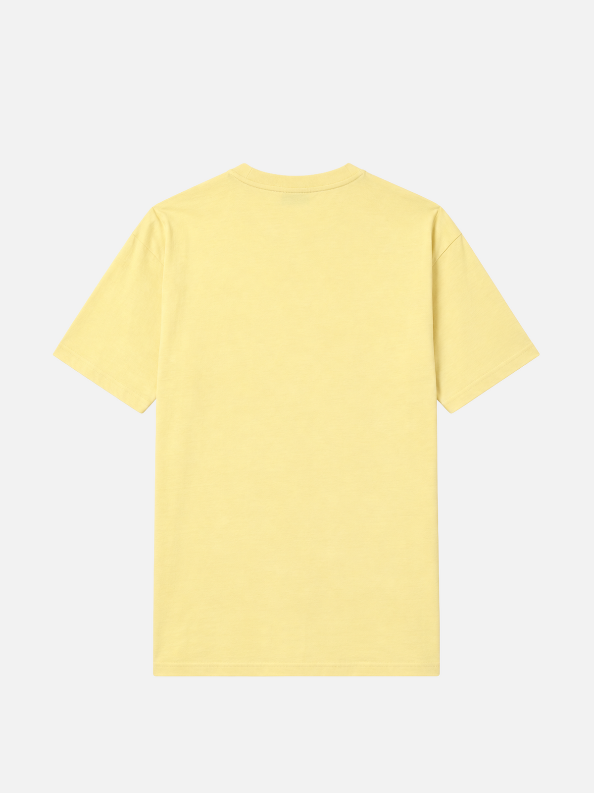 Detail view of the La Machine Club Line T-shirt Jaune.