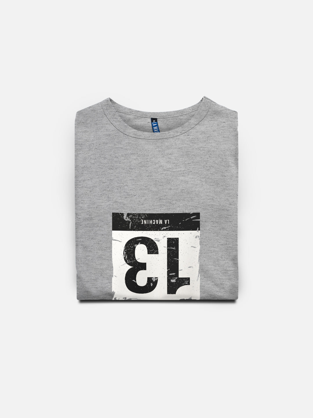Bib Number 13 - T-shirt - Melange Grey