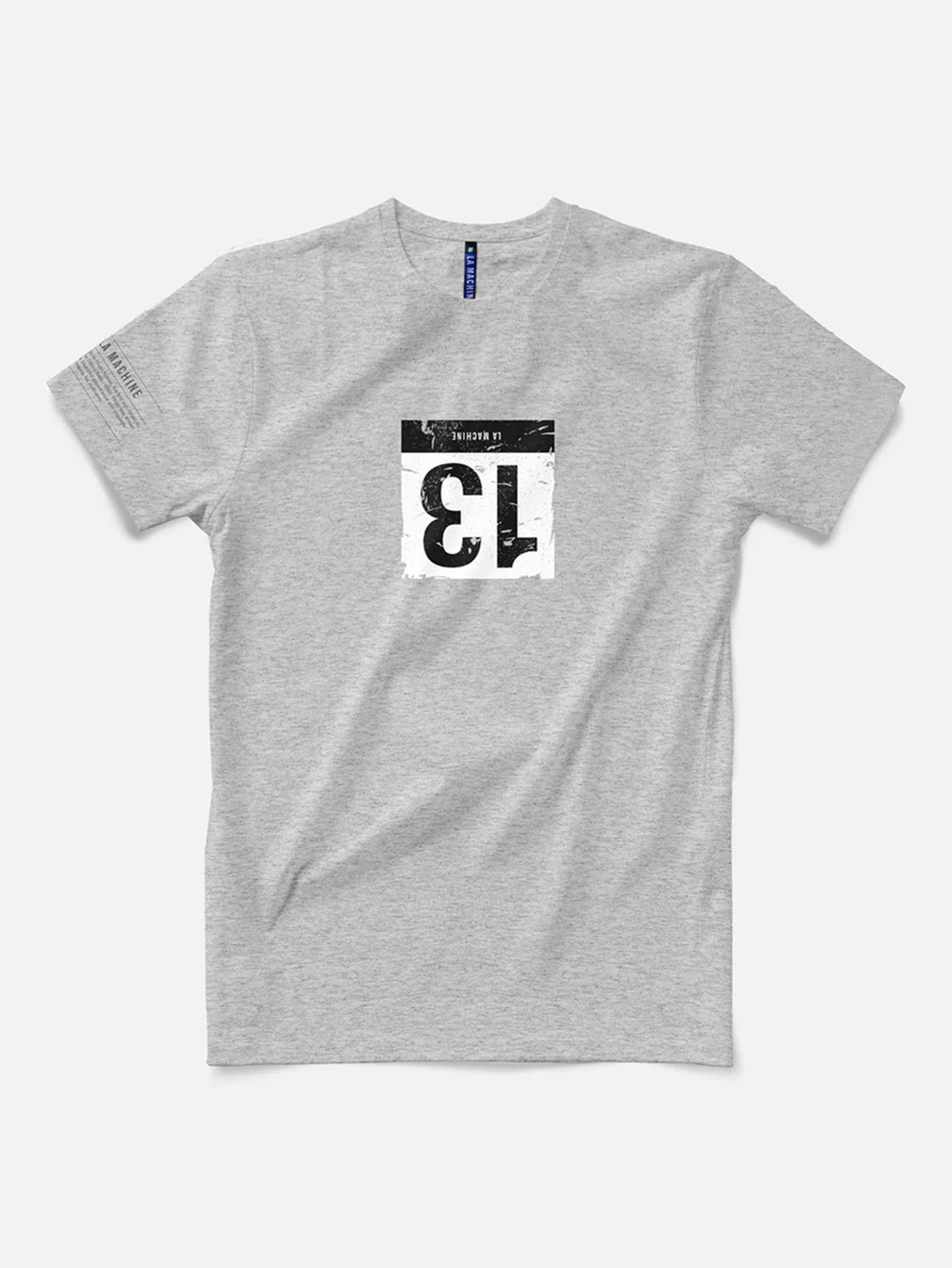 Bib Number 13 - T-shirt - Melange Grey