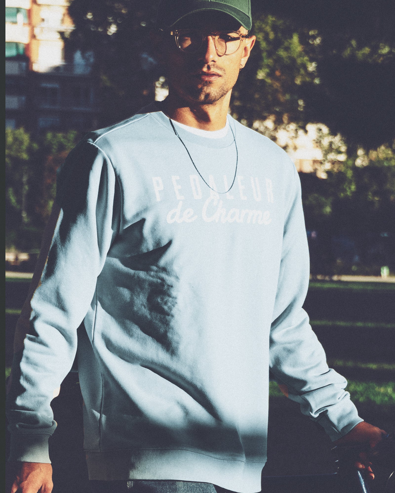 Pedaleur de Charme - Sweatshirt - Light Blue