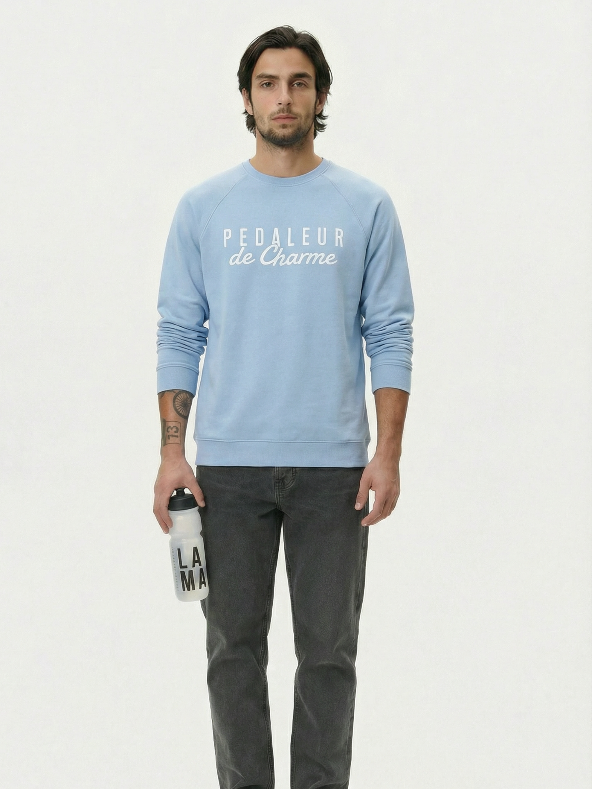 Pedaleur de Charme - Sweatshirt - Light Blue