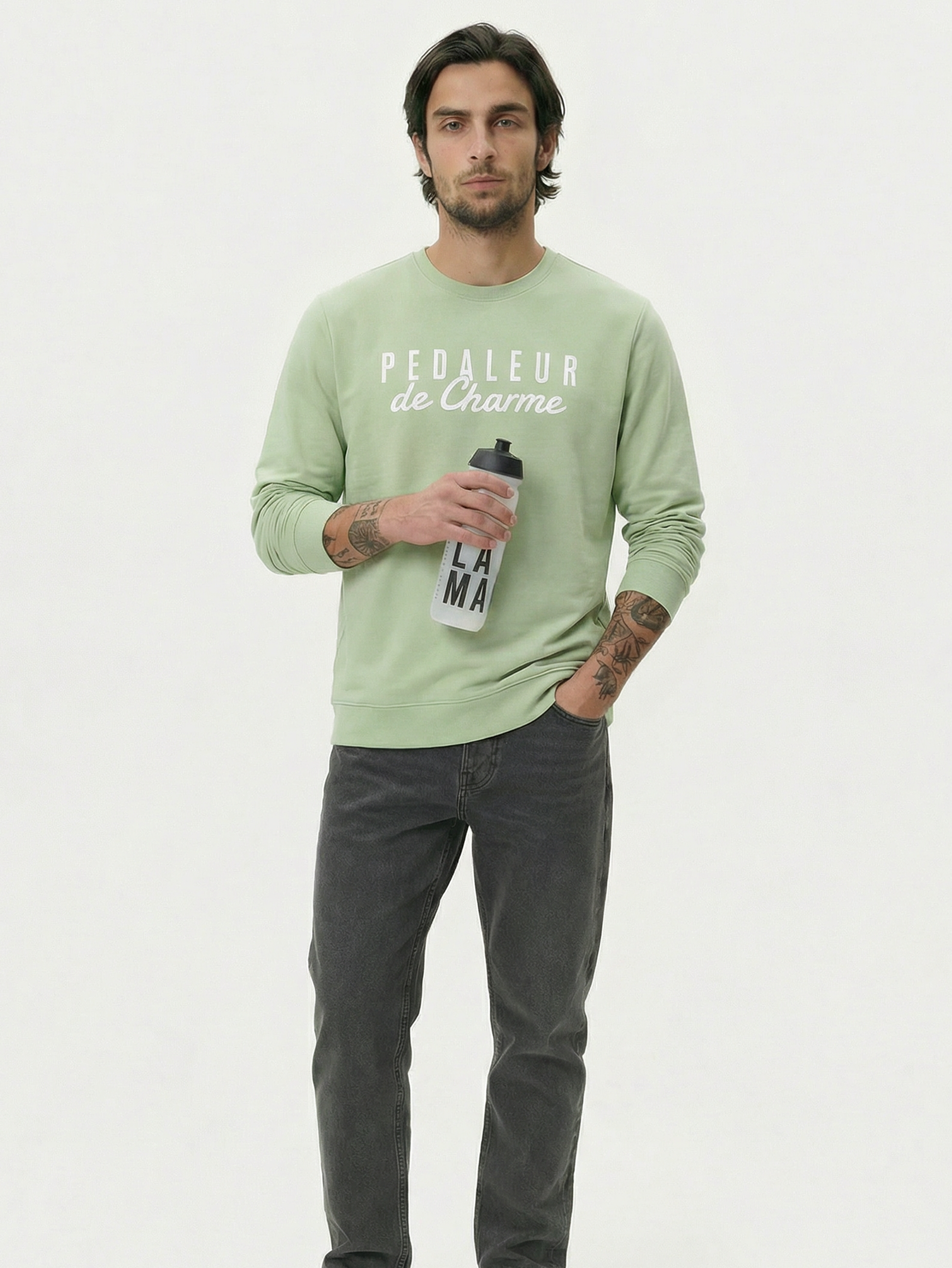 Pedaleur de Charme - Sweatshirt - Aloë