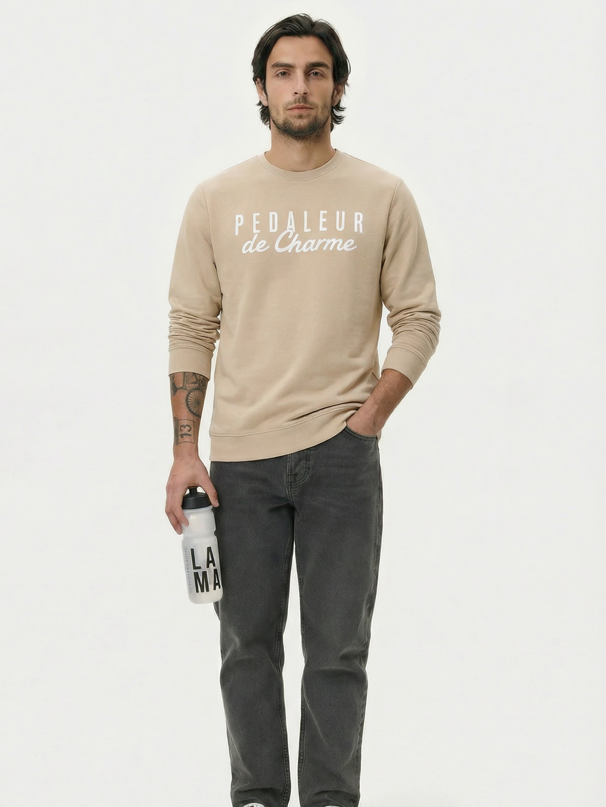 Pedaleur de Charme - Sweatshirt - Sand