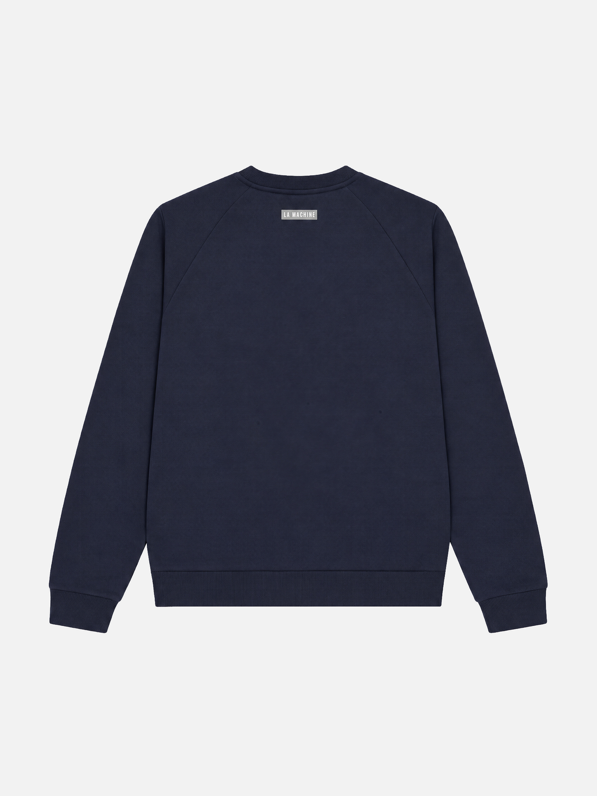 The navy Pedaleur de Charme sweatshirt, shown from another angle.