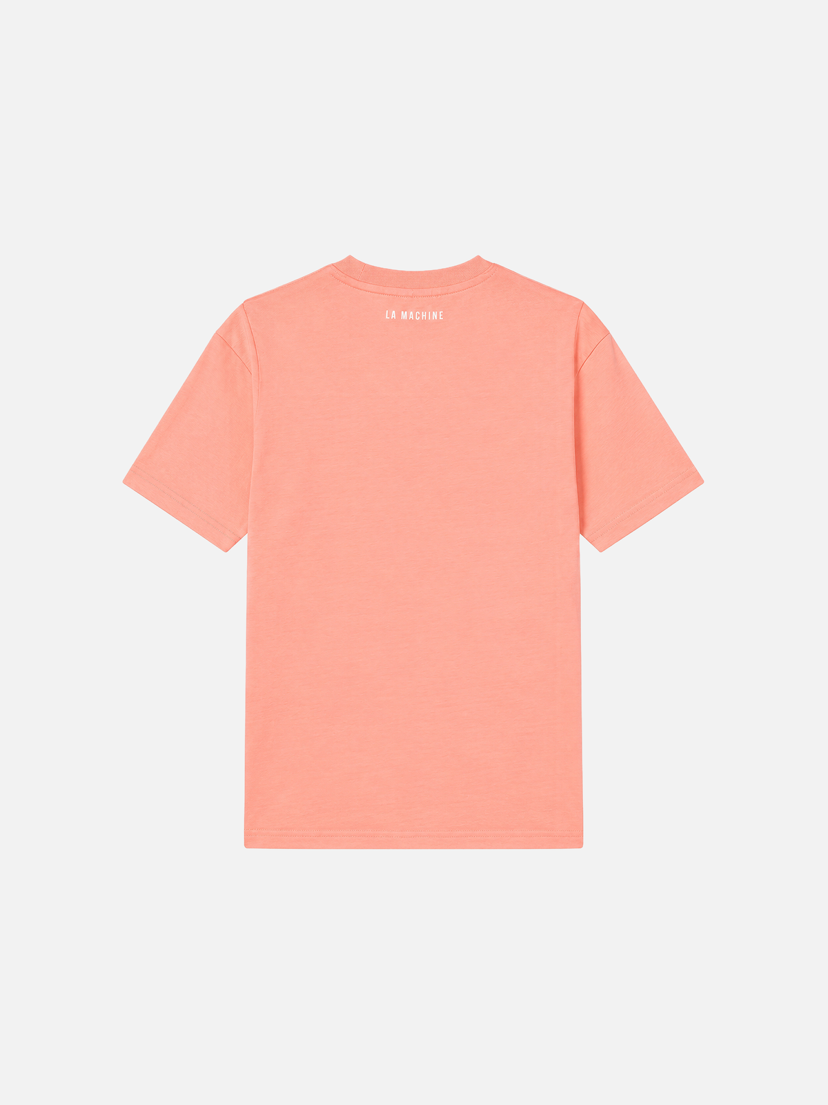 Back view of the Petit Bib 13 T-shirt by La Machine, laid flat.