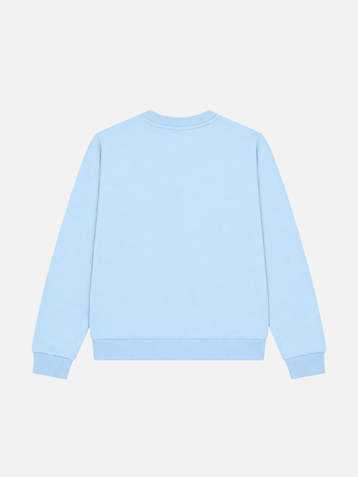 Back view of the Petit Coureur Sweatshirt by La Machine, laid flat.