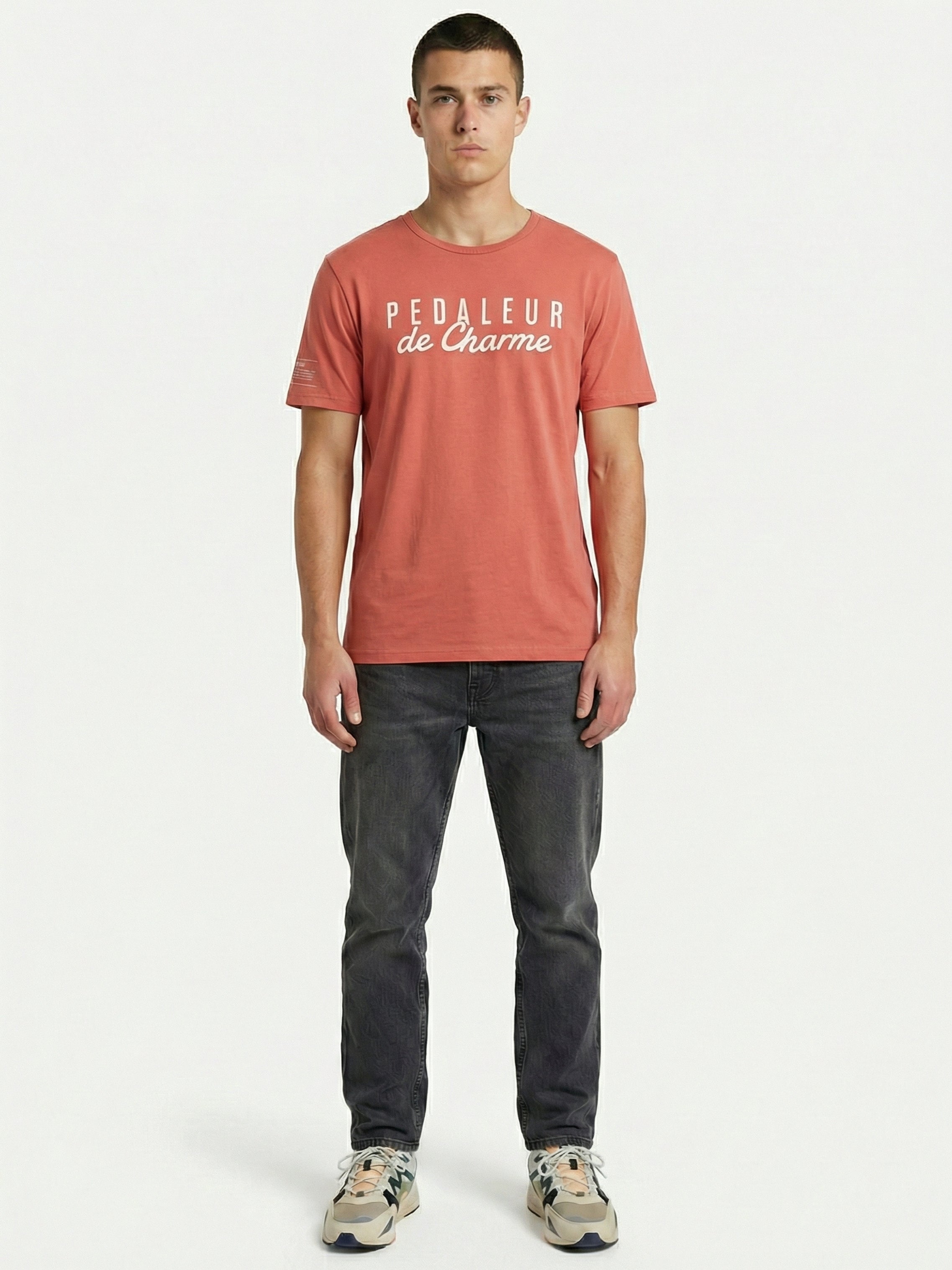 Pedaleur de Charme - T-shirt - Coral