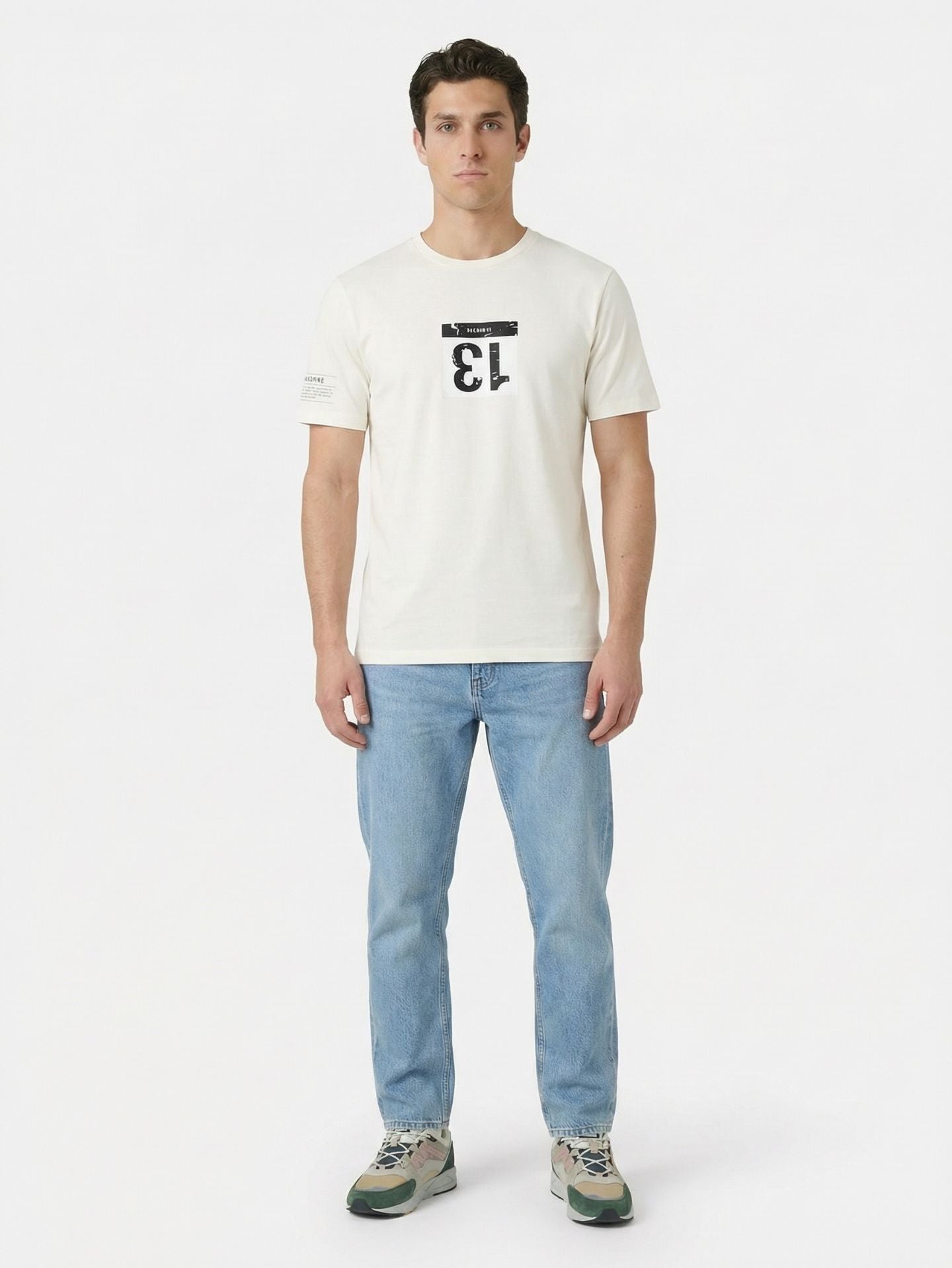 Bib Number 13 - T-shirt - Off White