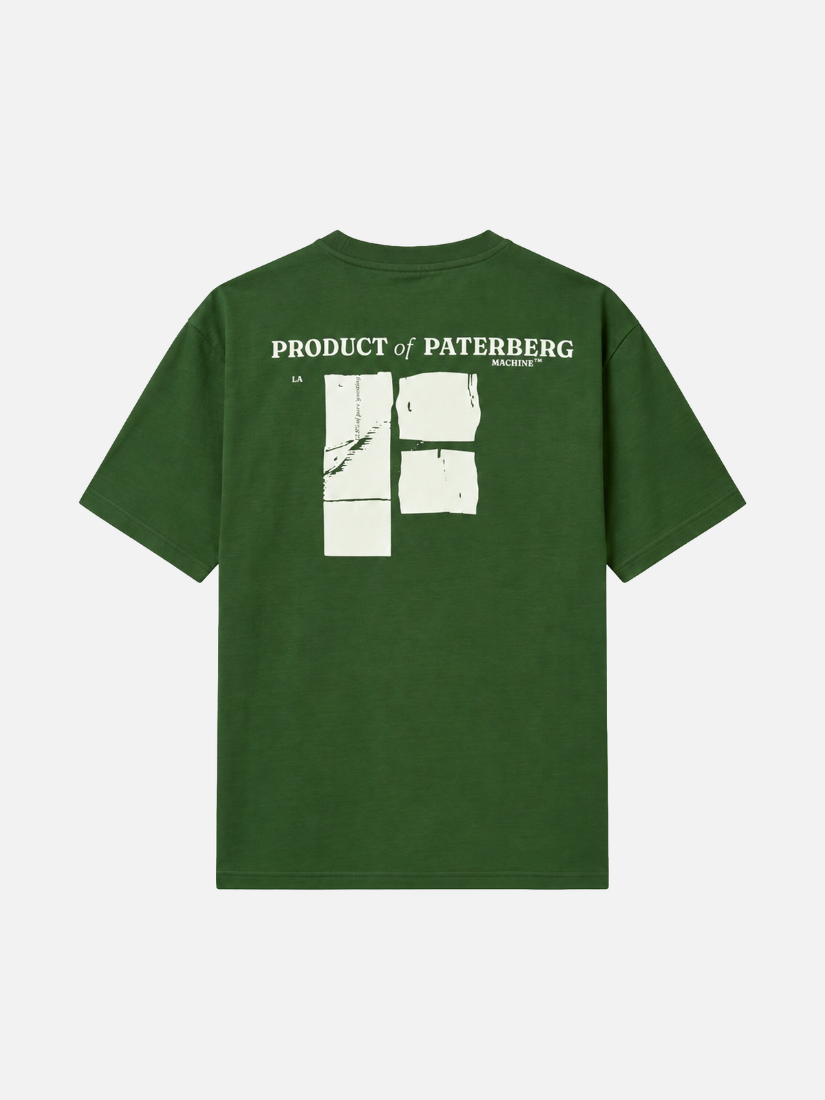 Front view of the Product of Paterberg loose fit t-shirt, laid flat.