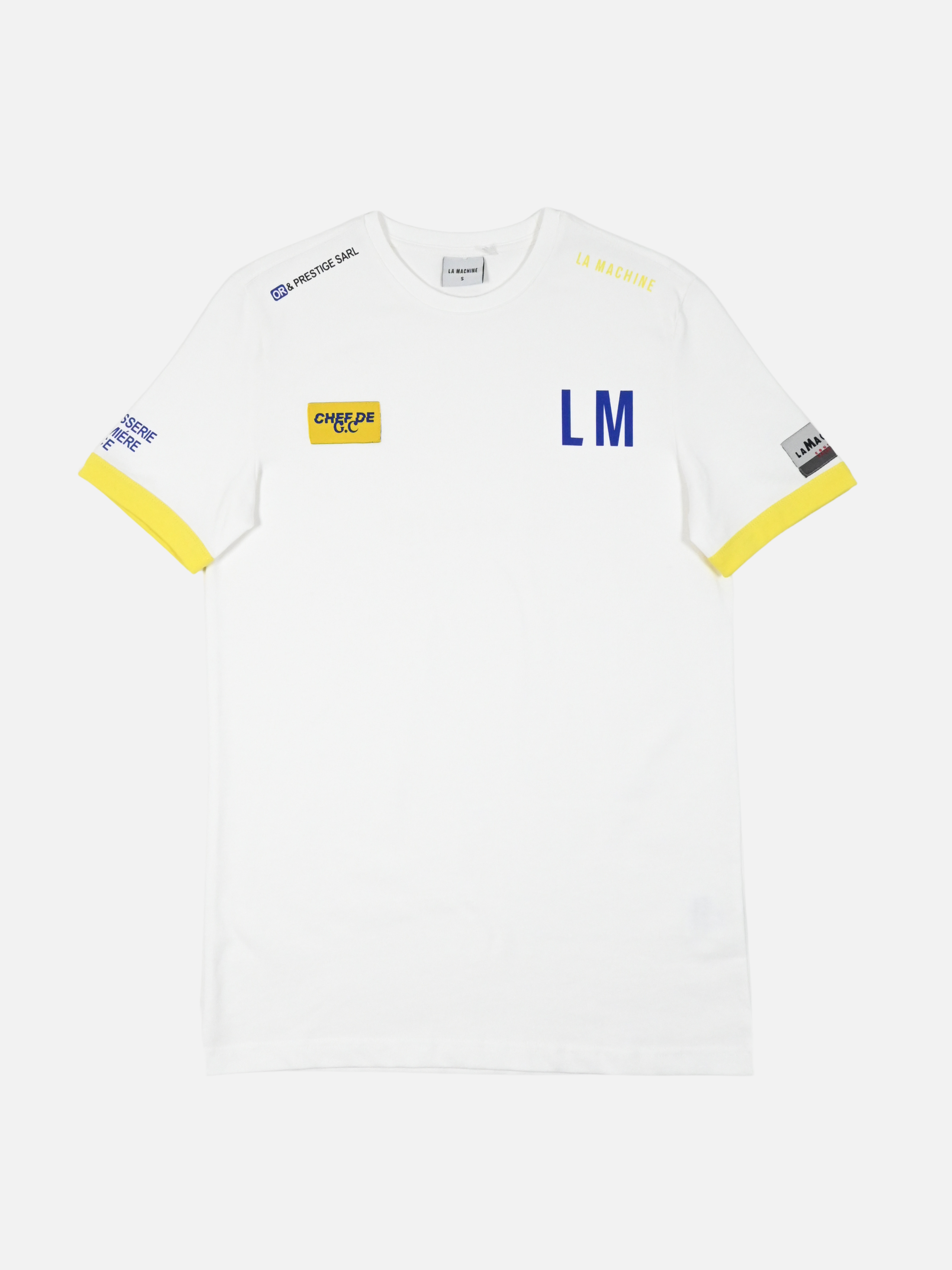 Chef de G.C T-shirt van La Machine — minimalistisch eerbetoon aan de leider van het algemeen klassement van de Tour de France, in een relaxte Regular Fit.