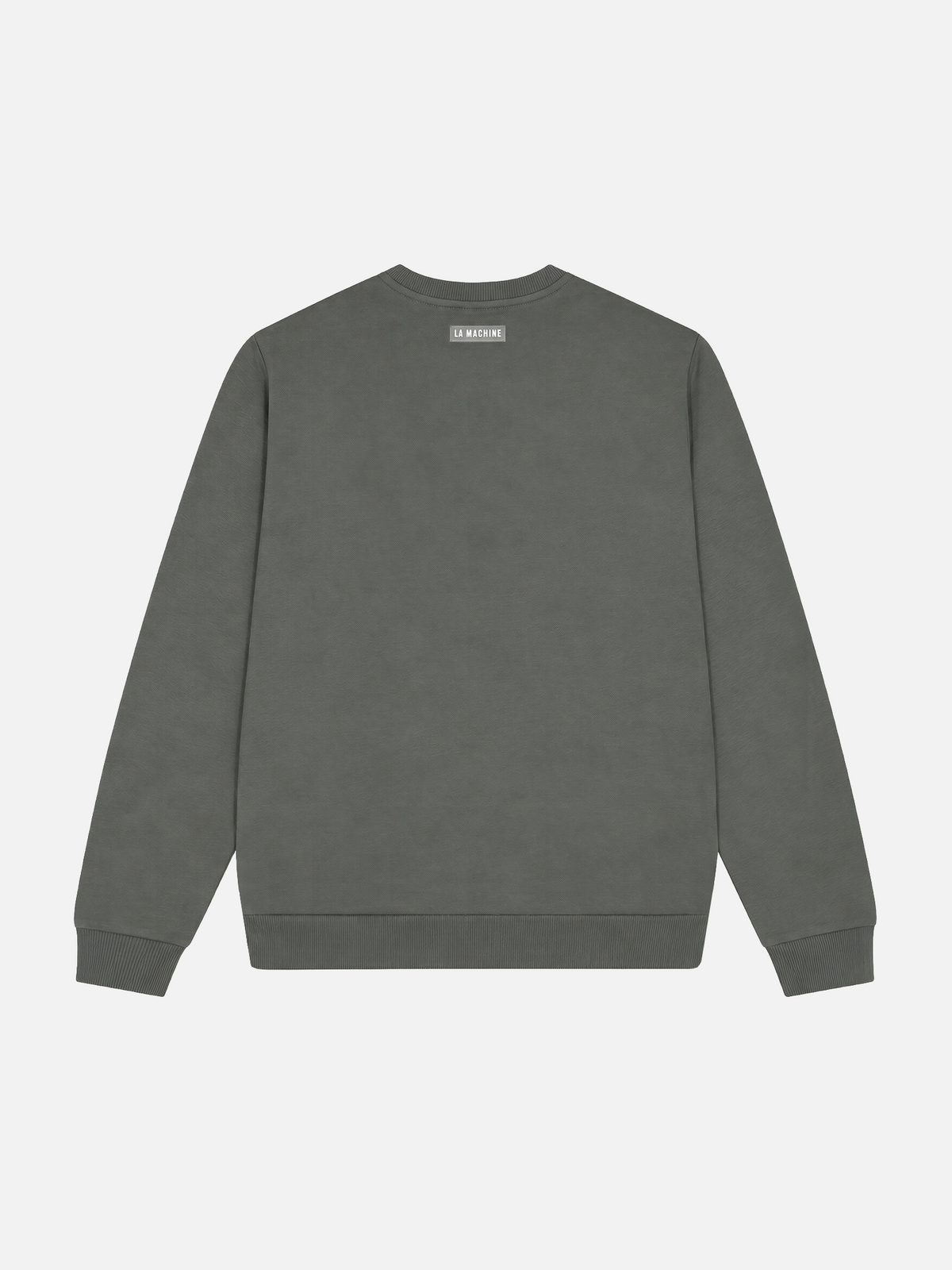 Back view of the Ride Hard Rest Hard sweatshirt, laid flat.