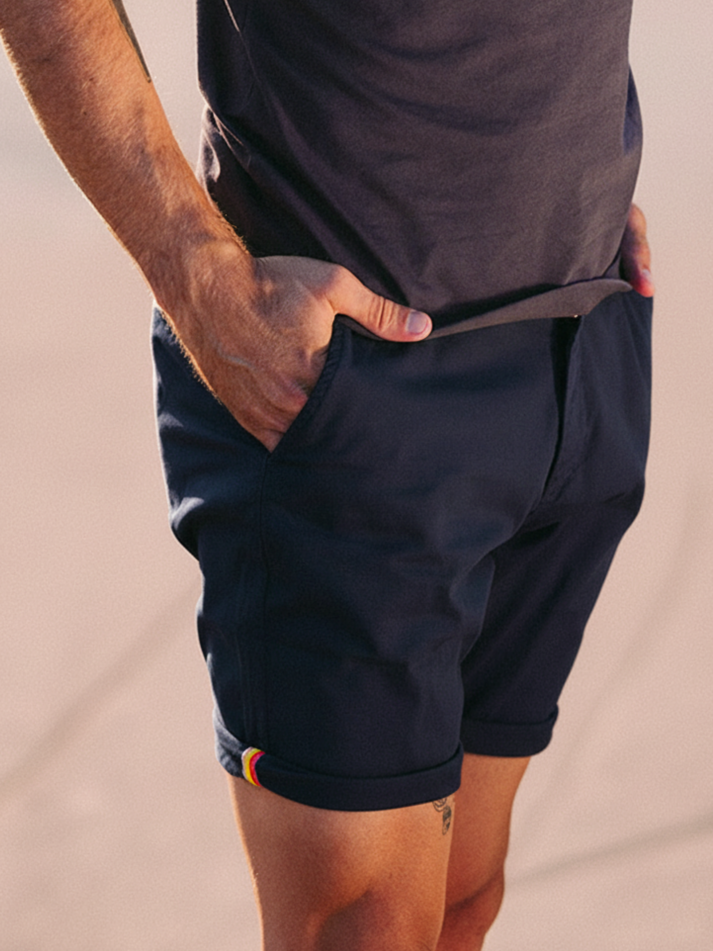 Additional view of the Grand Tours - Rest Day Bermuda - Navy by La Machine Cycle Club.