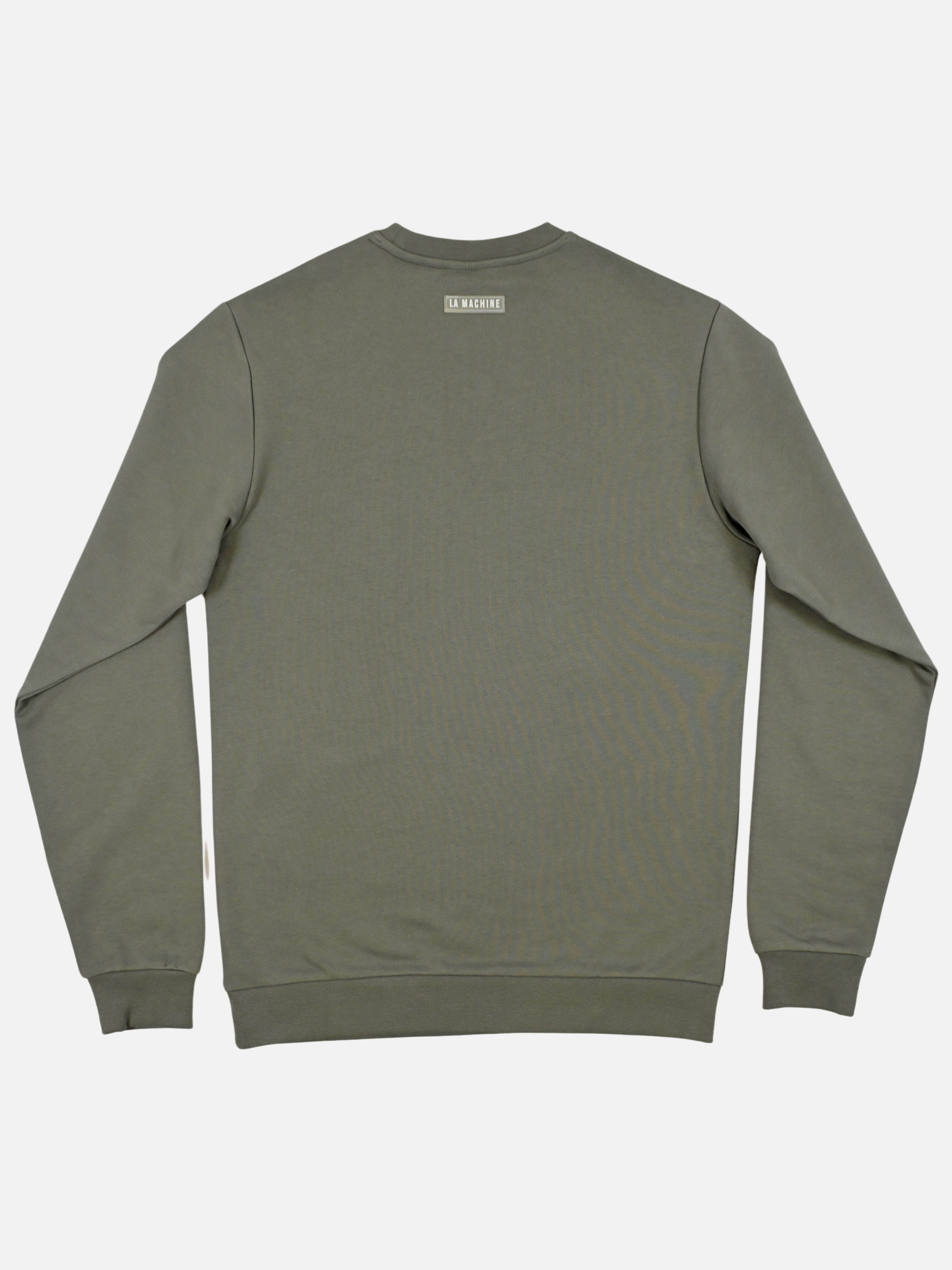 Detail view of the La Machine Club Line - Sweatshirt - Castor Grey by La Machine Cycle Club.