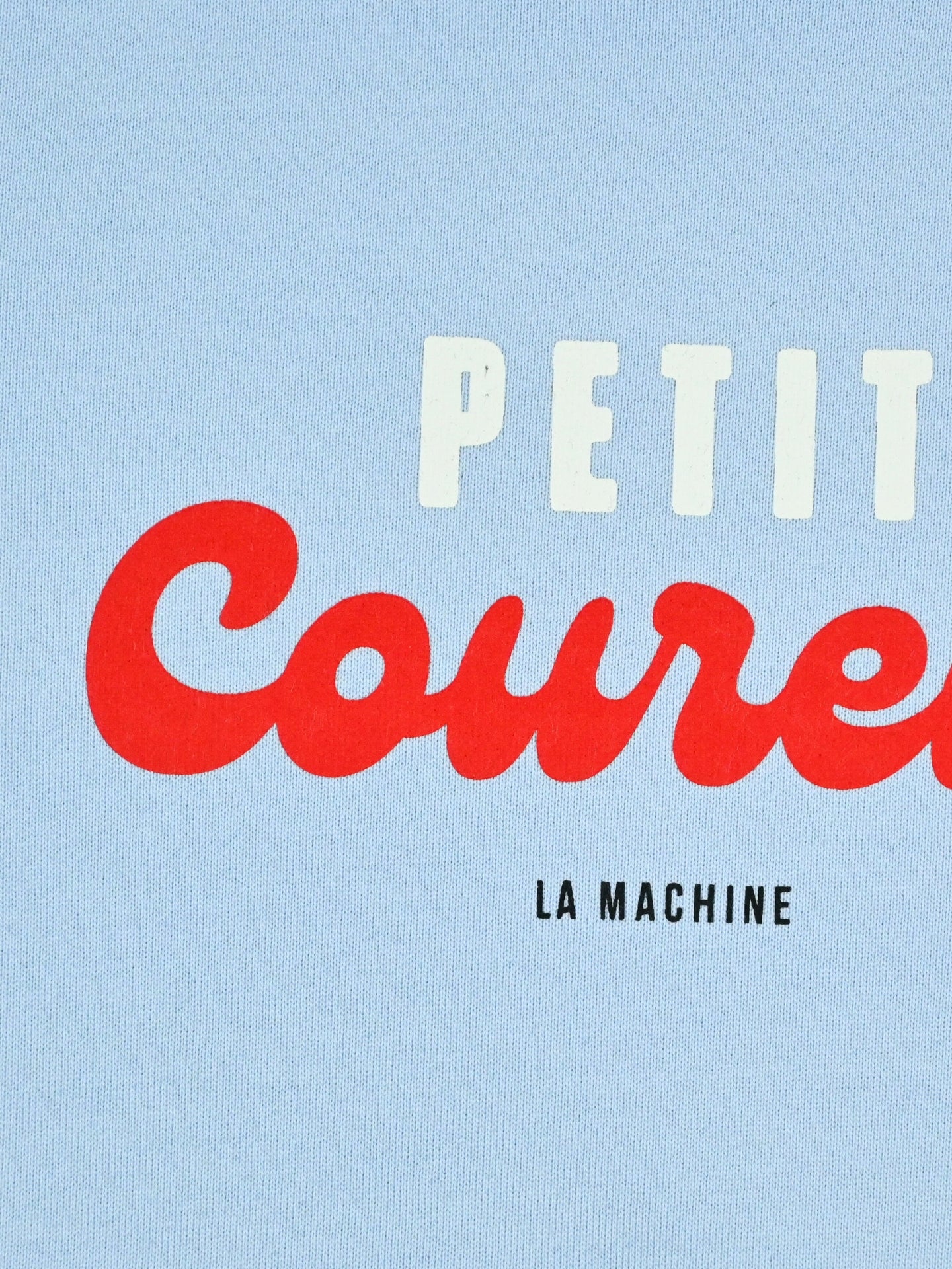 Detail view of the Petit - Petit Coureur - Sweatshirt by La Machine Cycle Club.