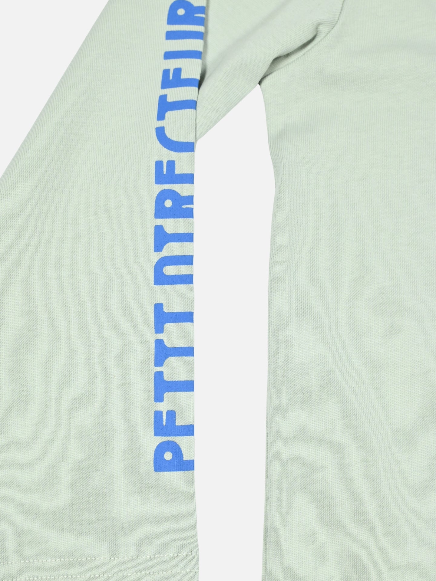 Detail view of the Petit Directeur Sportif - Long sleeve - Dusty Grey by La Machine Cycle Club.