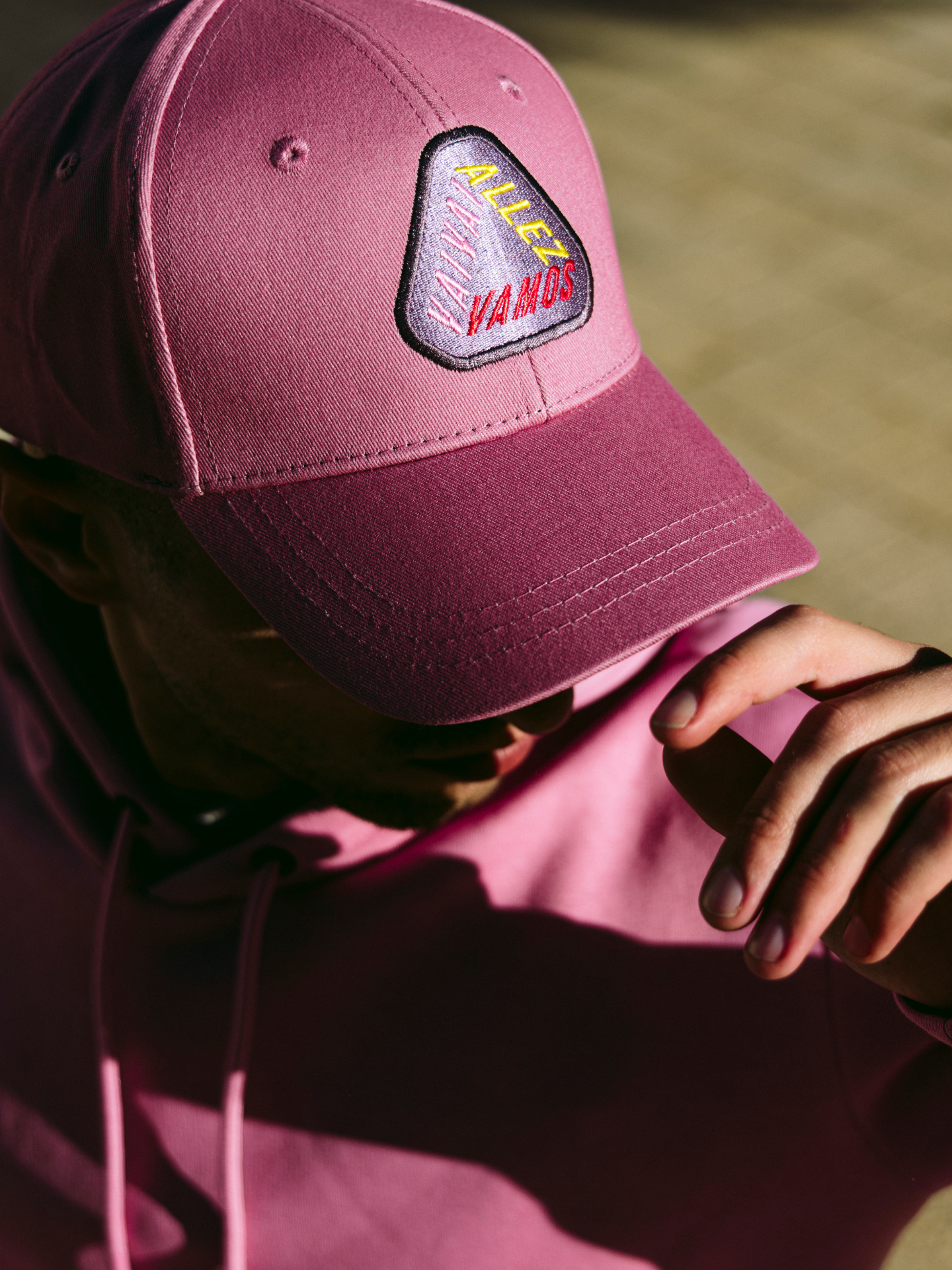 Additional view of the Vai, Allez, Vamos - Casual Cap by La Machine Cycle Club.