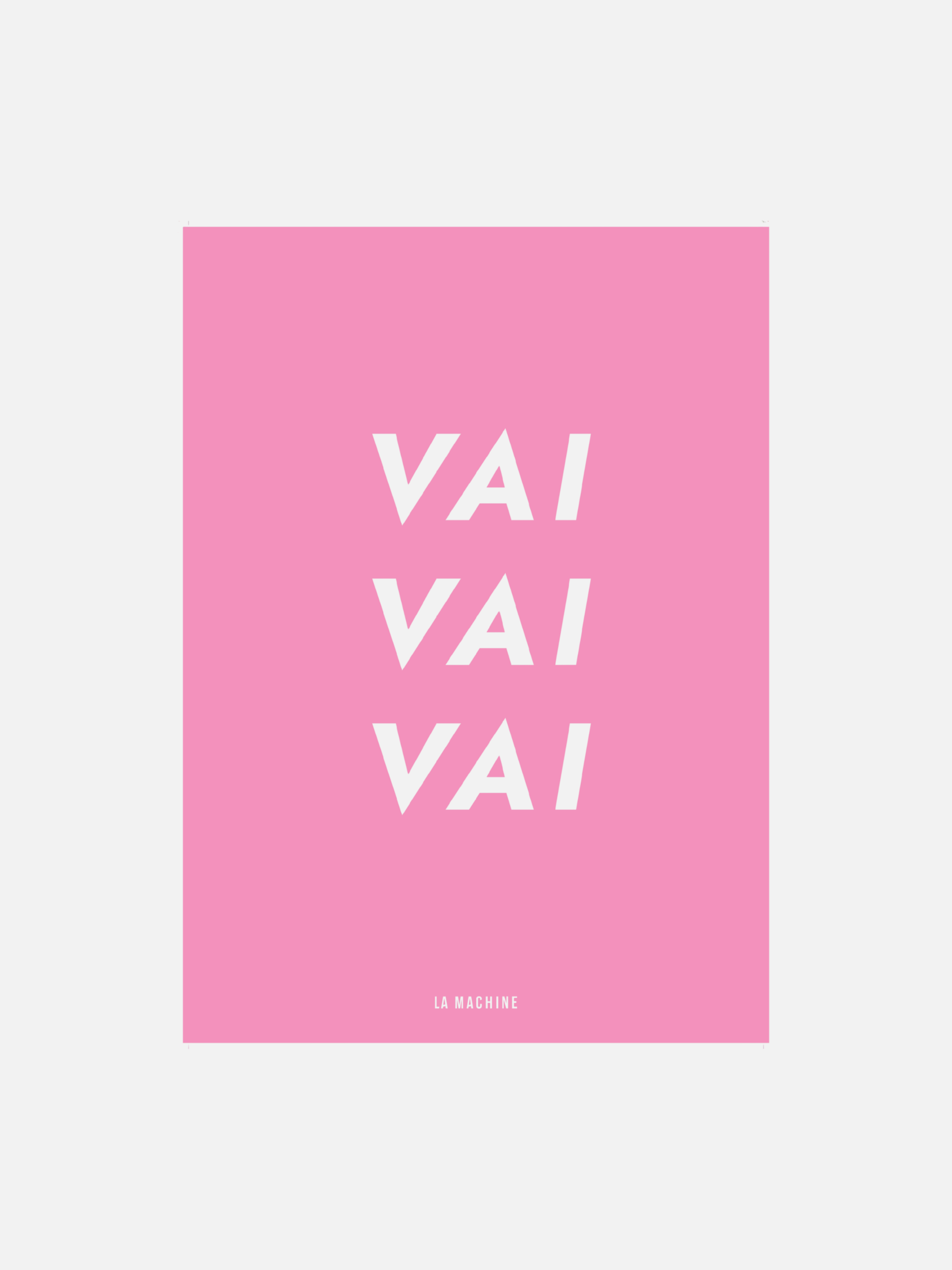 Vai Vai cycling art poster of the Giro d'Italia in the Dolomites, premium La Machine print on matte art paper