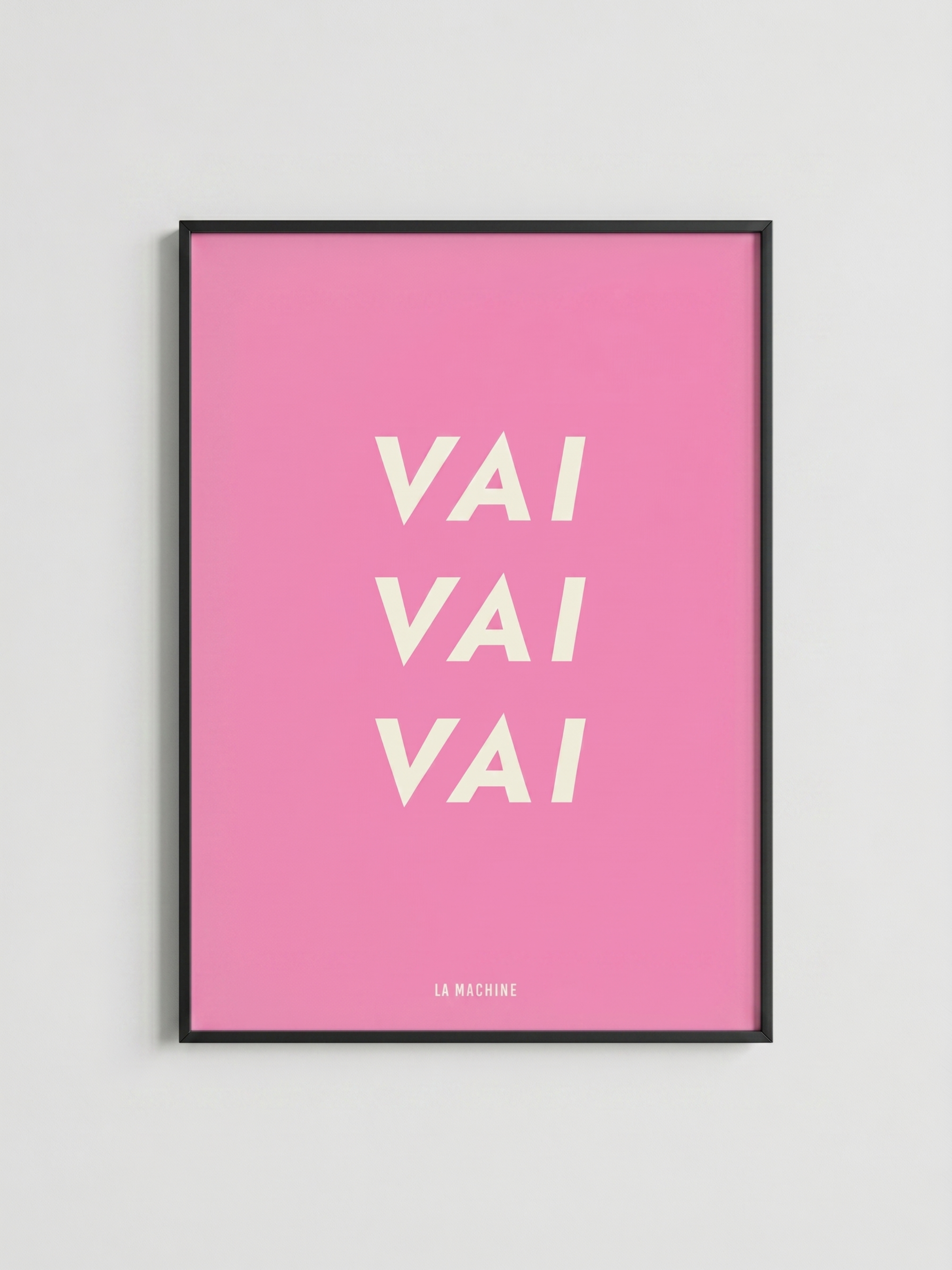 The Vai Vai - Poster by La Machine Cycle Club, shown from another angle.