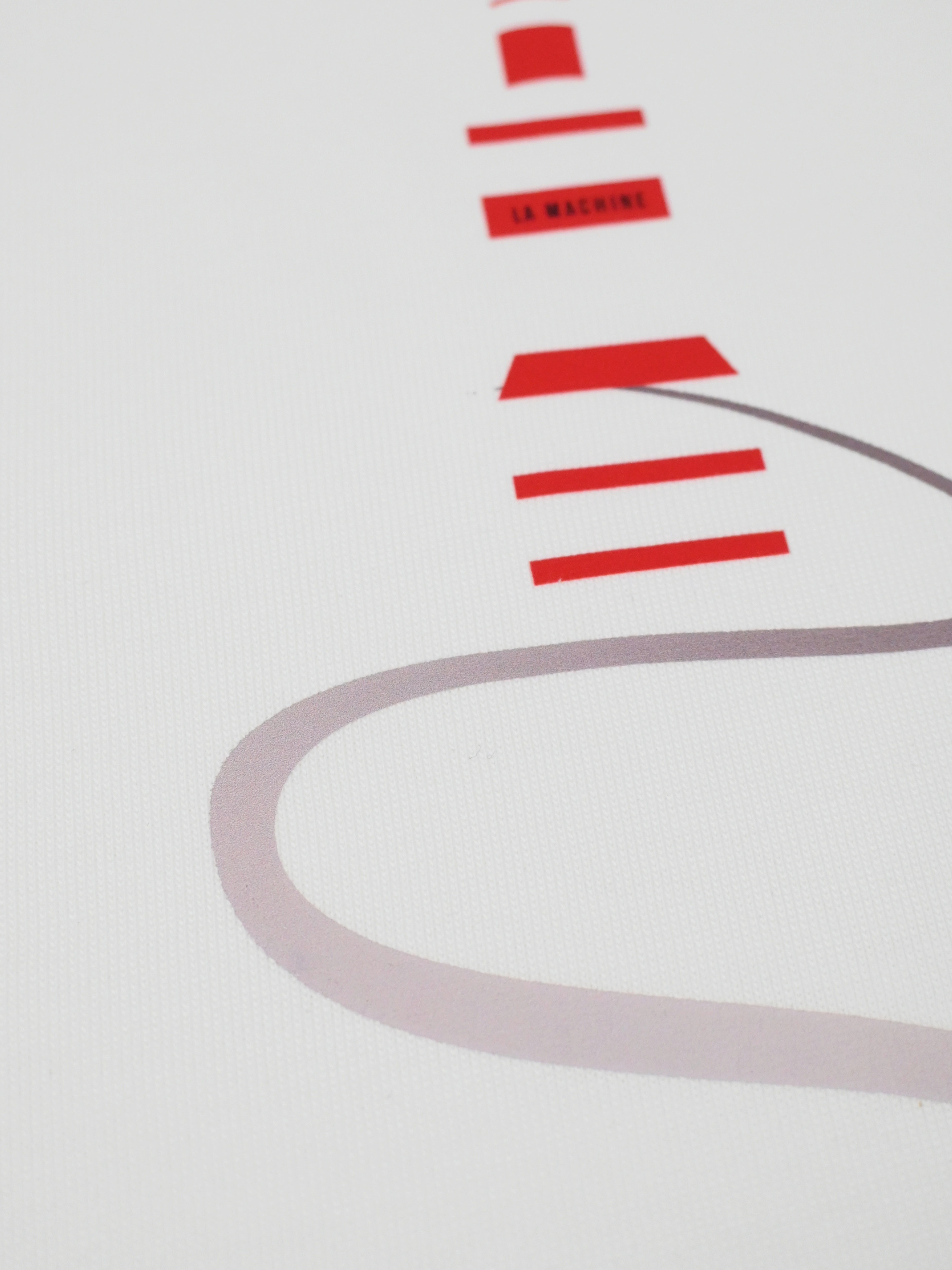 The Ventoux - T-shirt - Off White by La Machine Cycle Club, alternate product view.