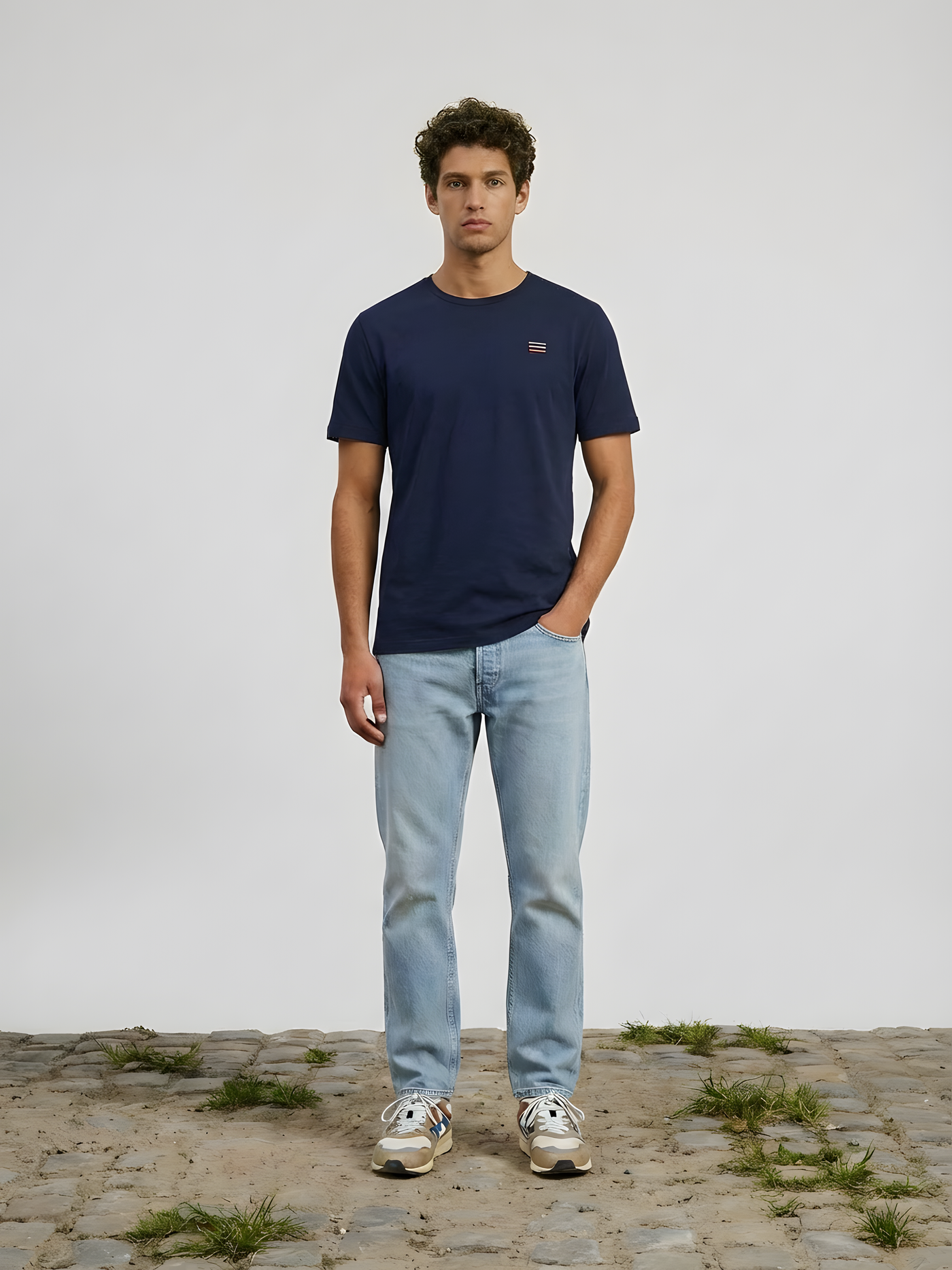 Grand Tours III stripes - Embroidered - T-shirt