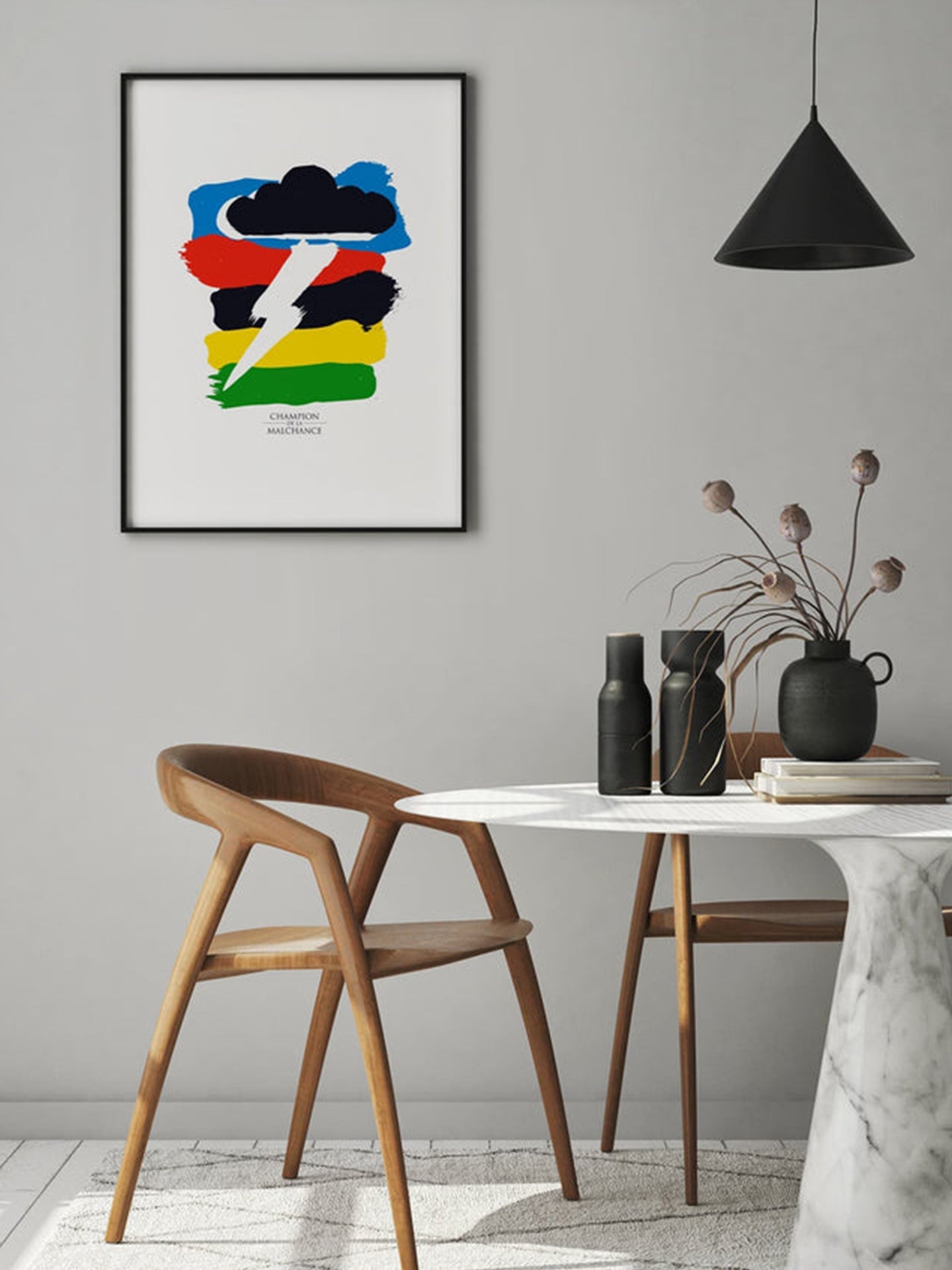 Champion de la Malchance - Poster - La Machine Cycle Club.