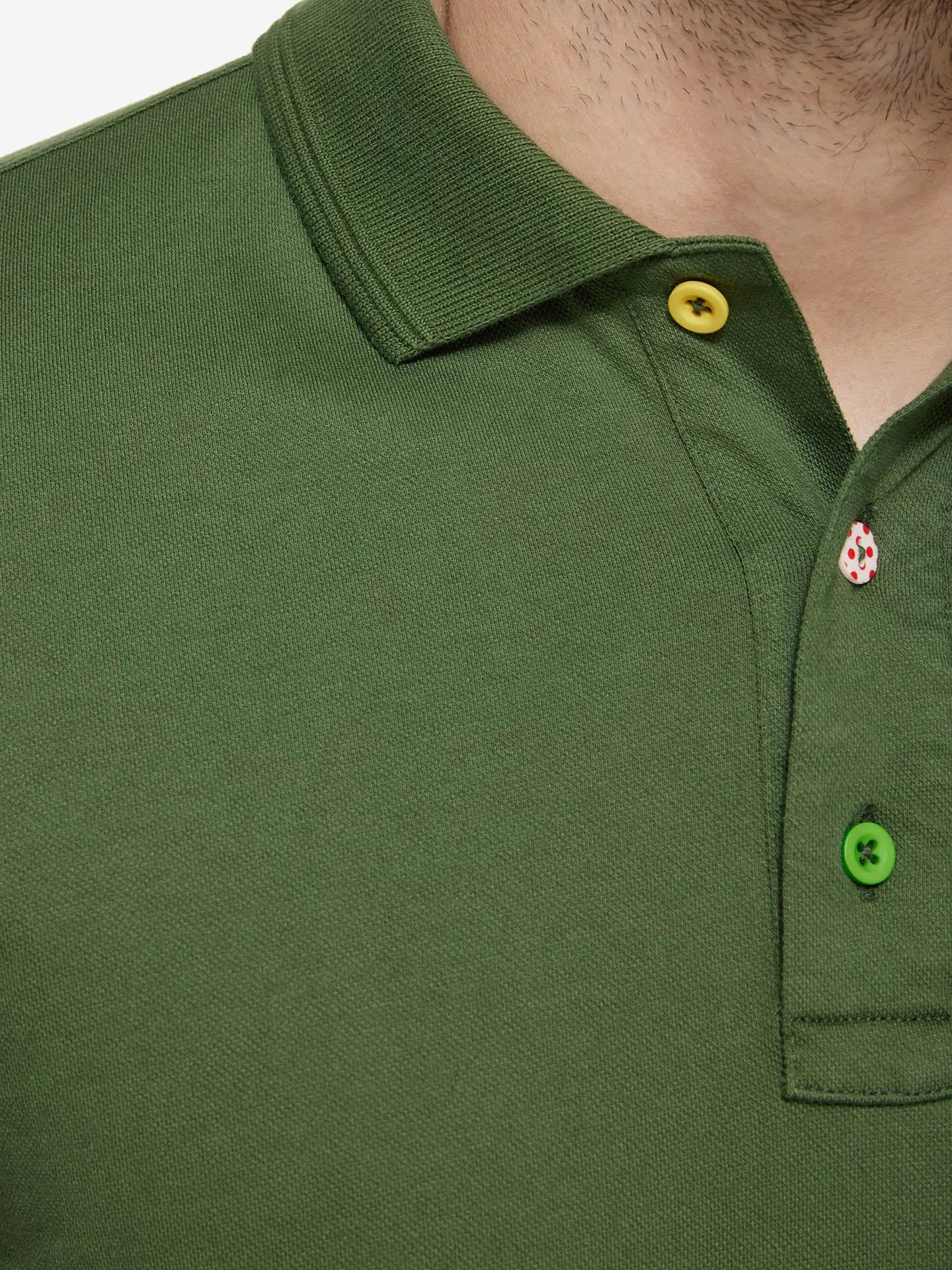 Grande Boucle - Polo Shirt - Khaki - La Machine Cycle Club.