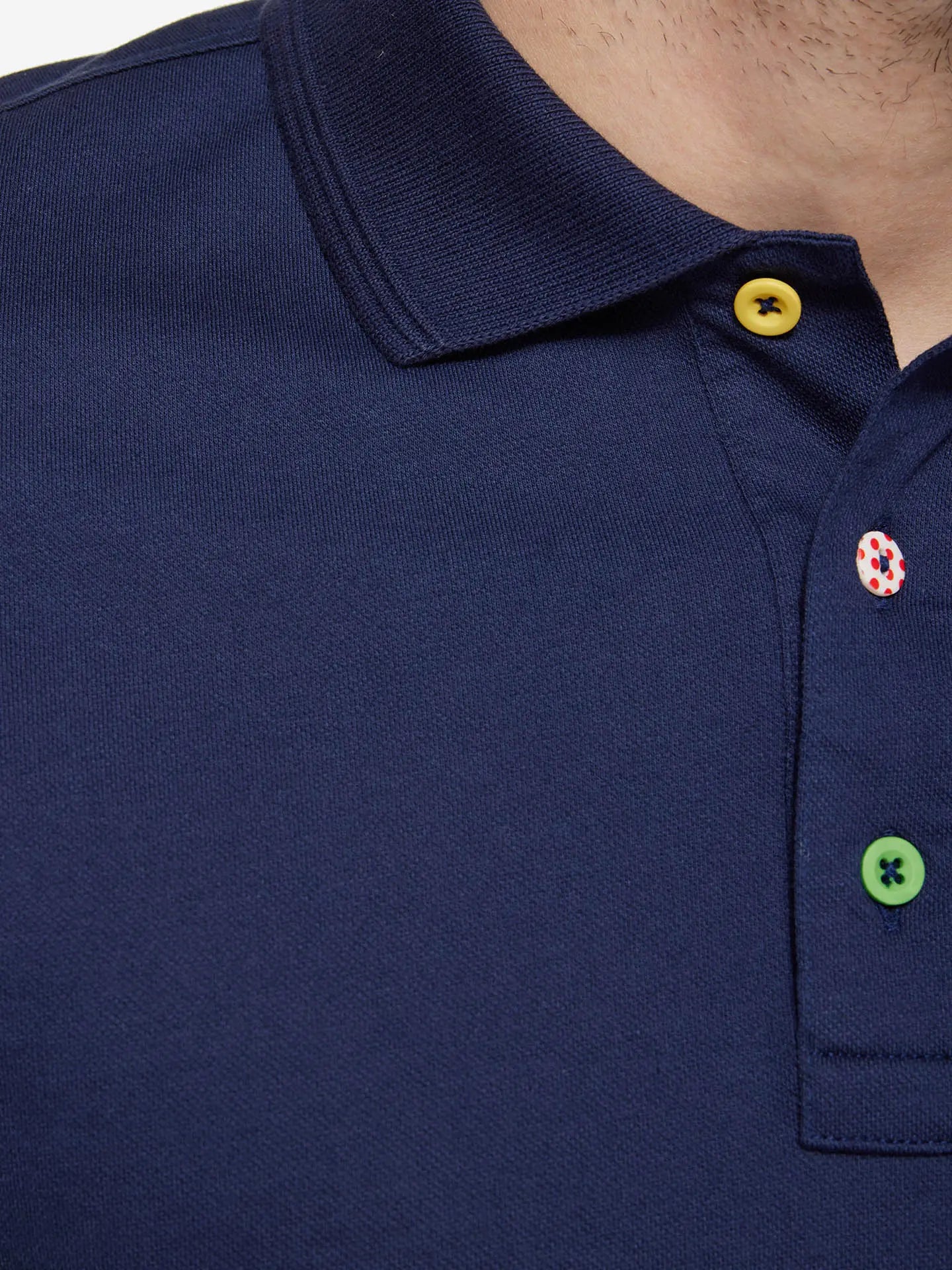 Grande Boucle - Polo Shirt - Navy - La Machine Cycle Club.