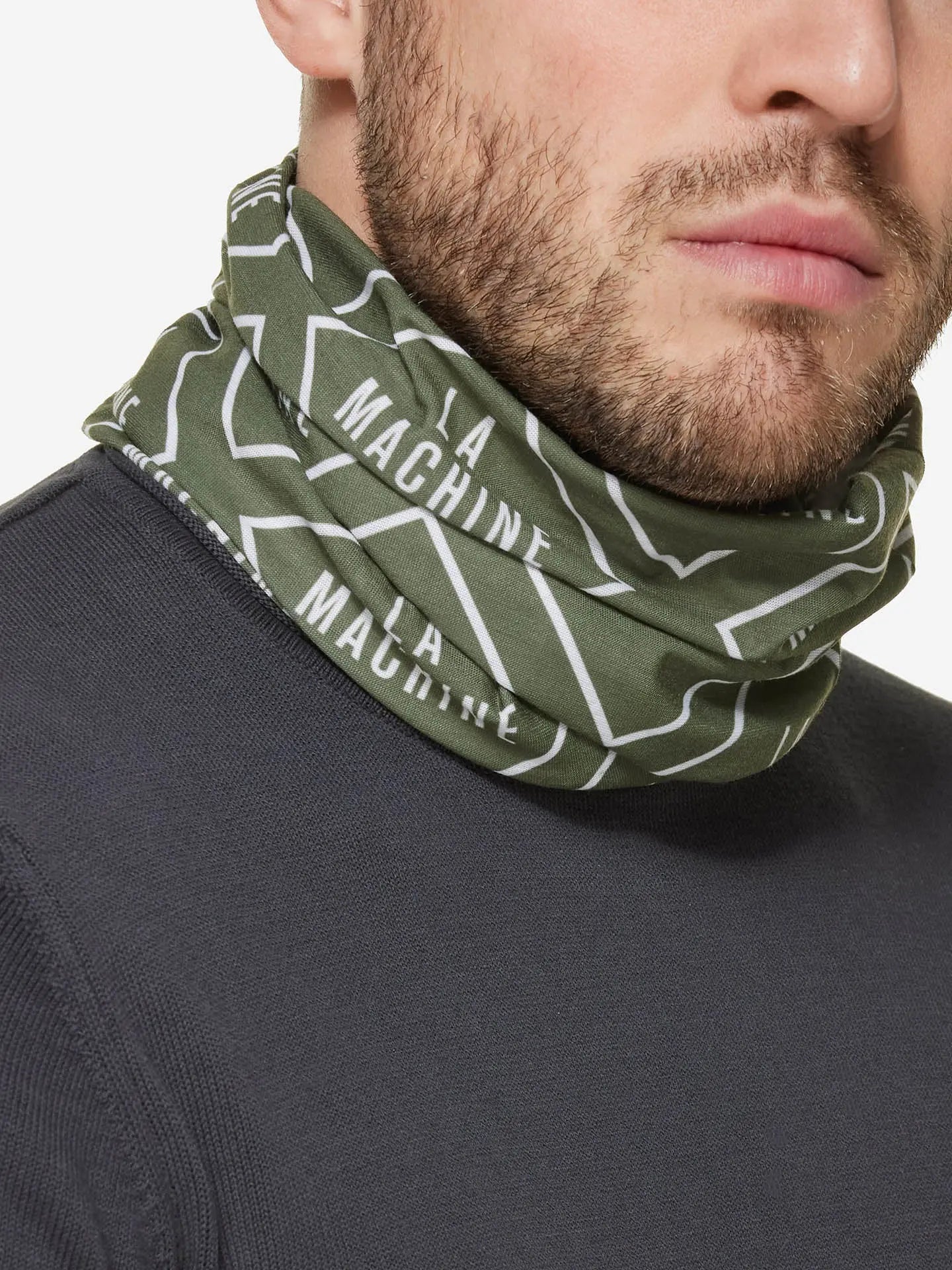 La Machine Neck Warmer – Green - La Machine Cycle Club.