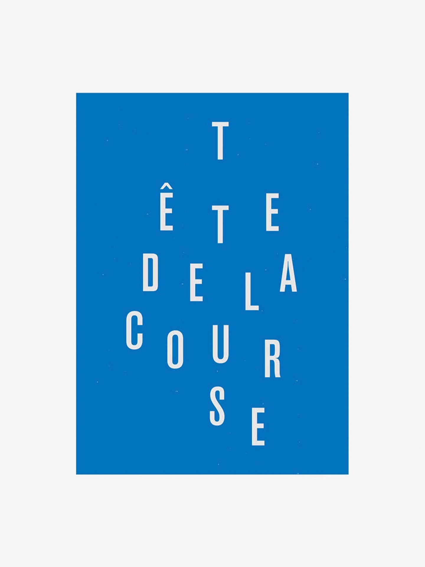 Tête de la Course - Poster - La Machine Cycle Club.