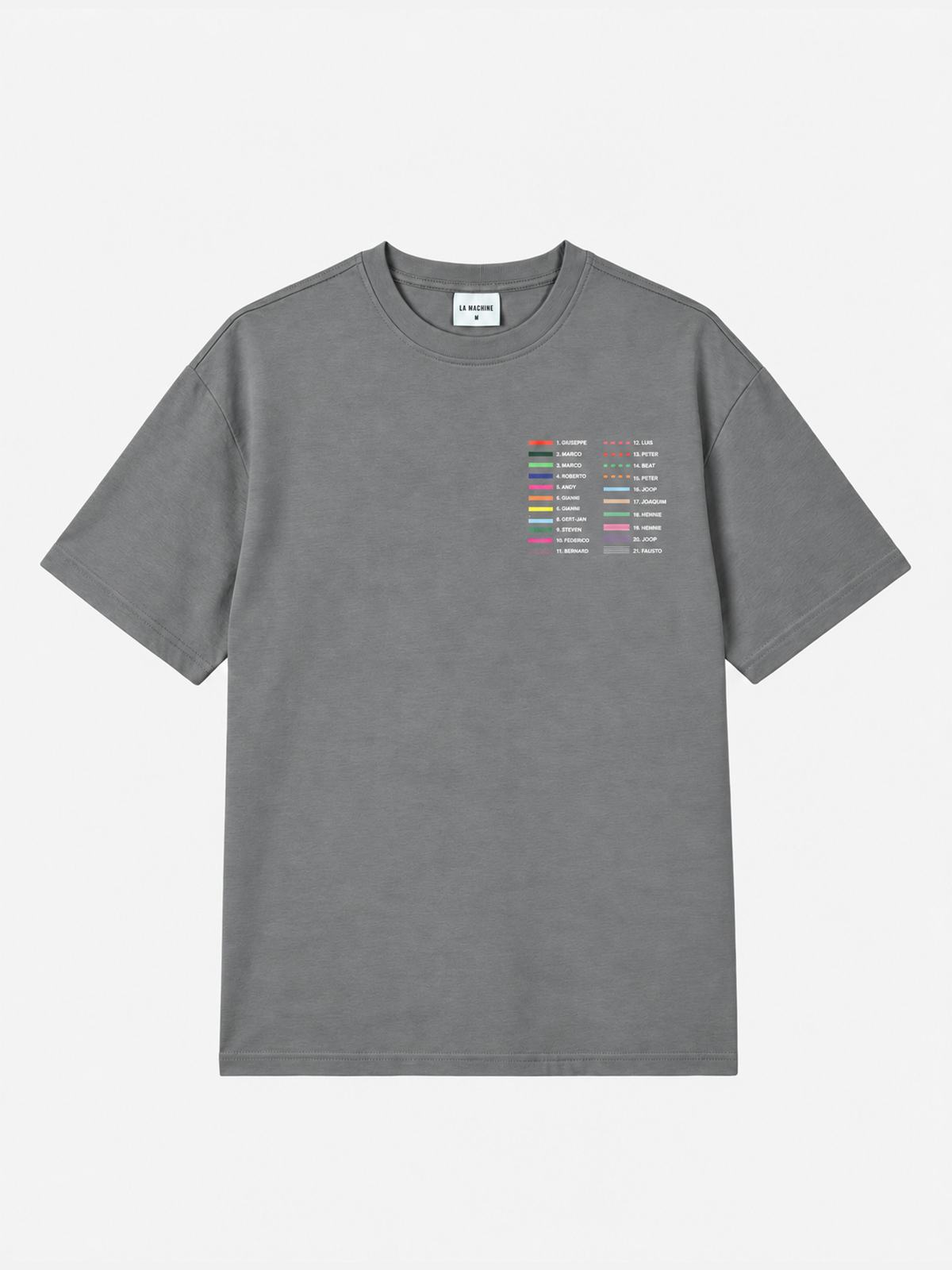 Alpe D'Huez Subway - Camiseta - Steel Grey