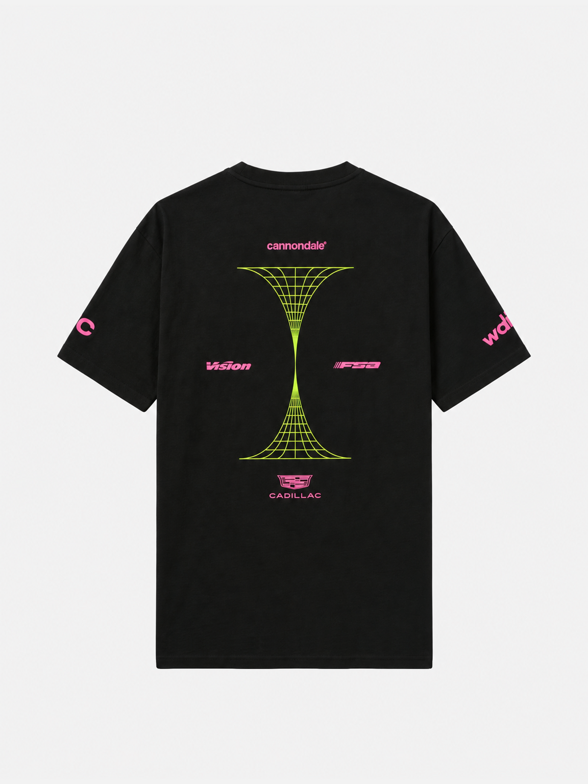 Back view of the La Machine x EF Pro Cycling Reverted T-shirt Black.