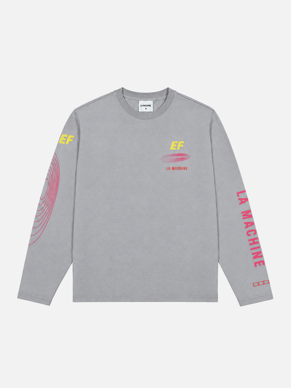 La Machine X EF Pro Cycling - Circle - Longsleeve - Dark Grey