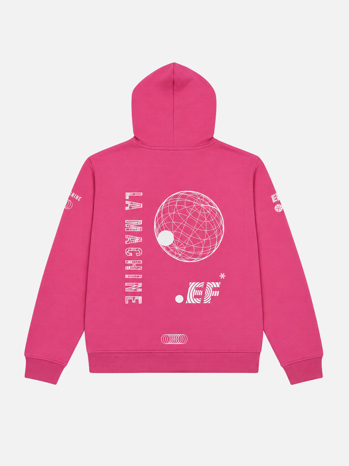 La Machine X EF Pro Cycling - Globe Hoodie - Pink