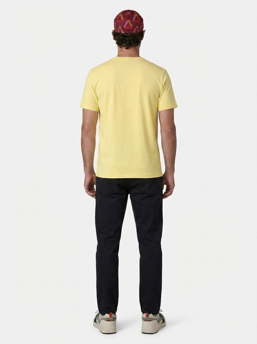 La Machine Club Line T-shirt - Jaune