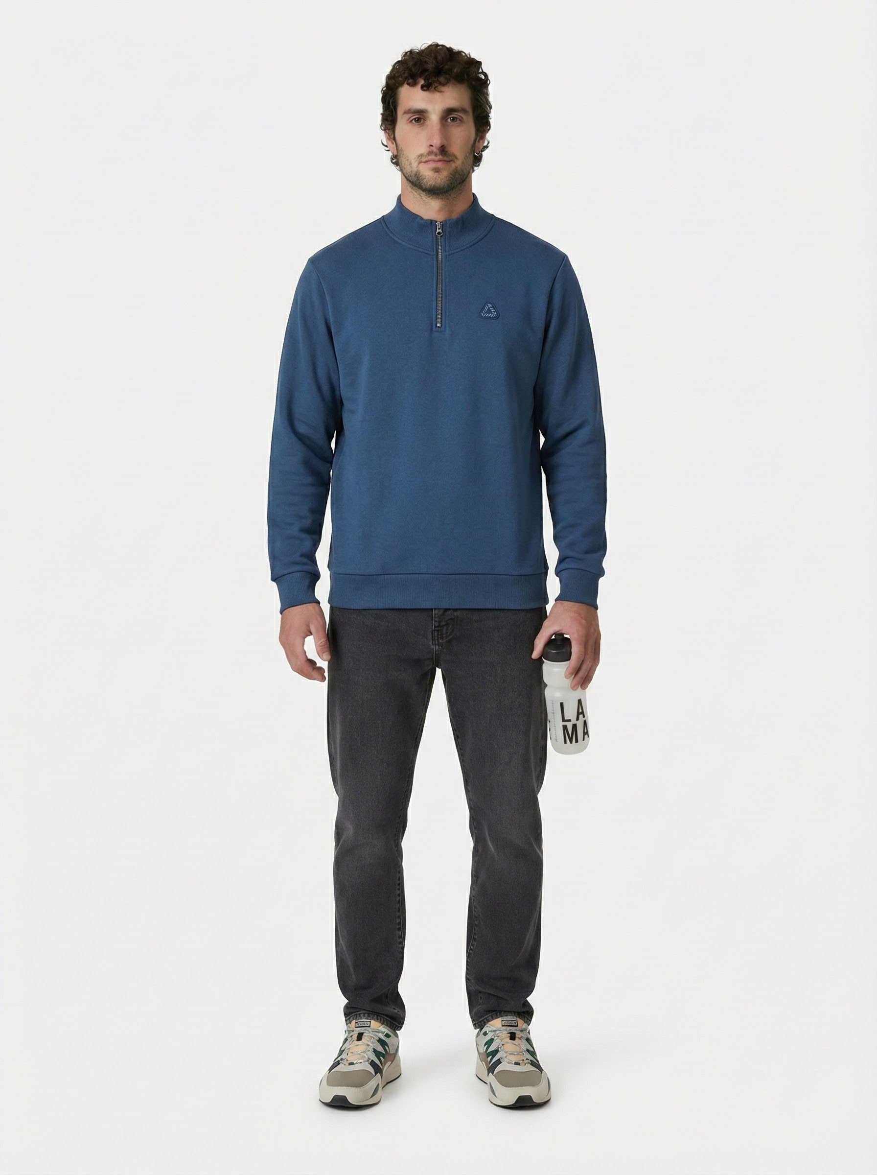 Vai Allez Vamos - Half Zipper - Sweatshirt - Sarragosa Sea