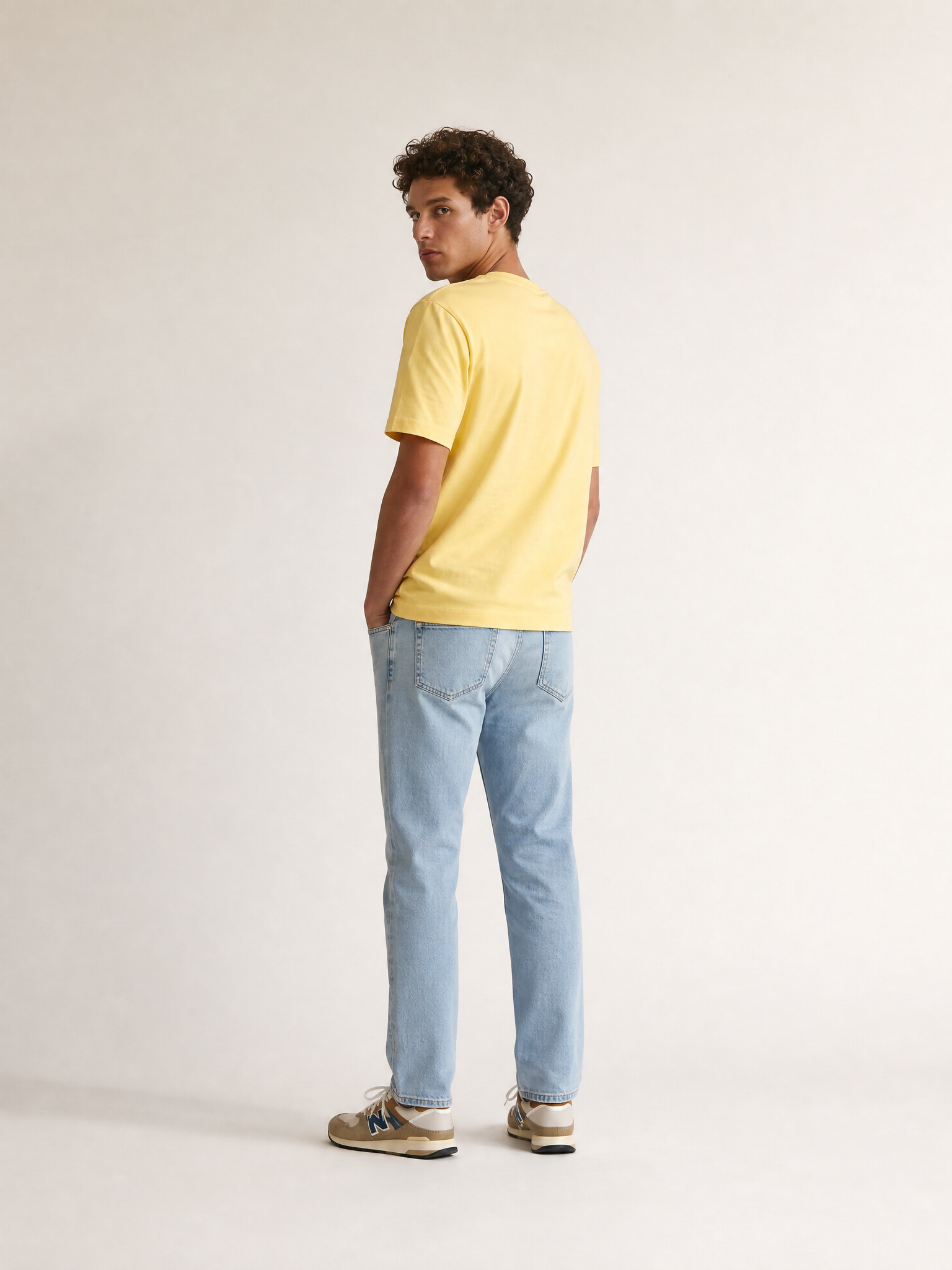 La Machine Club Line T-shirt - Jaune