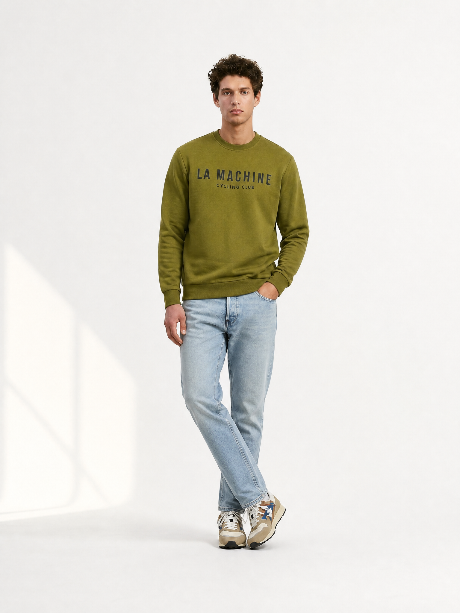 La Machine Club Line - Sweatshirt - Olive