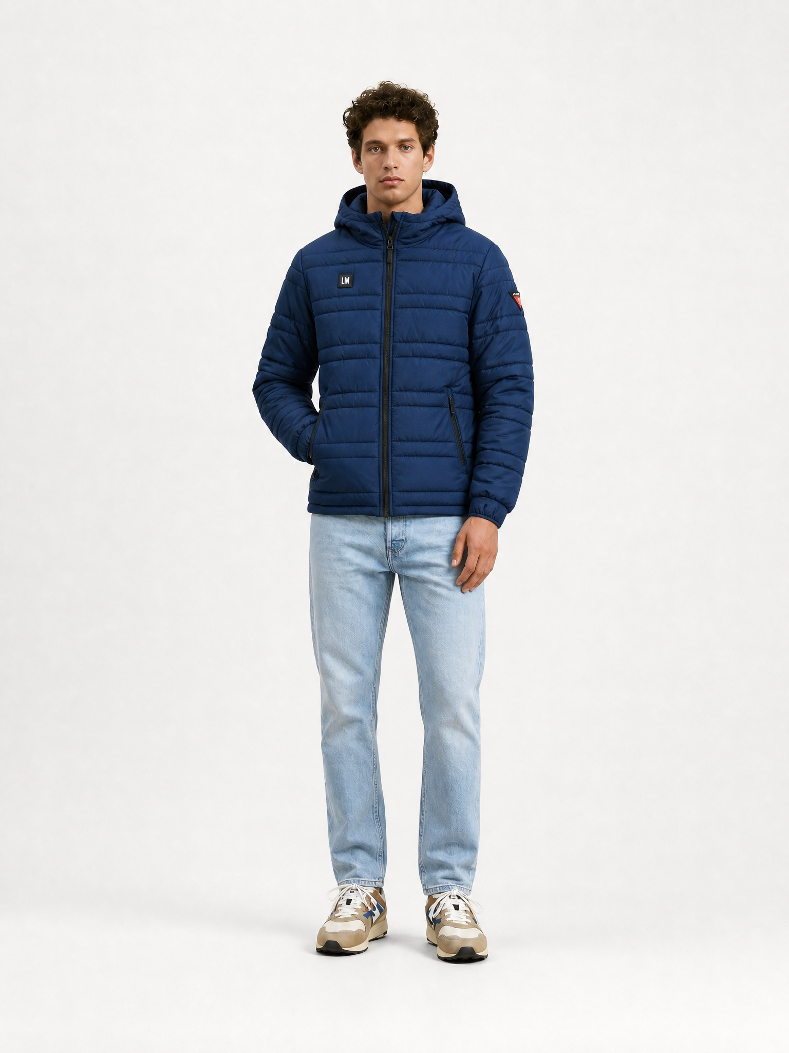 Beyond the bike - Padded Jacket - Blue