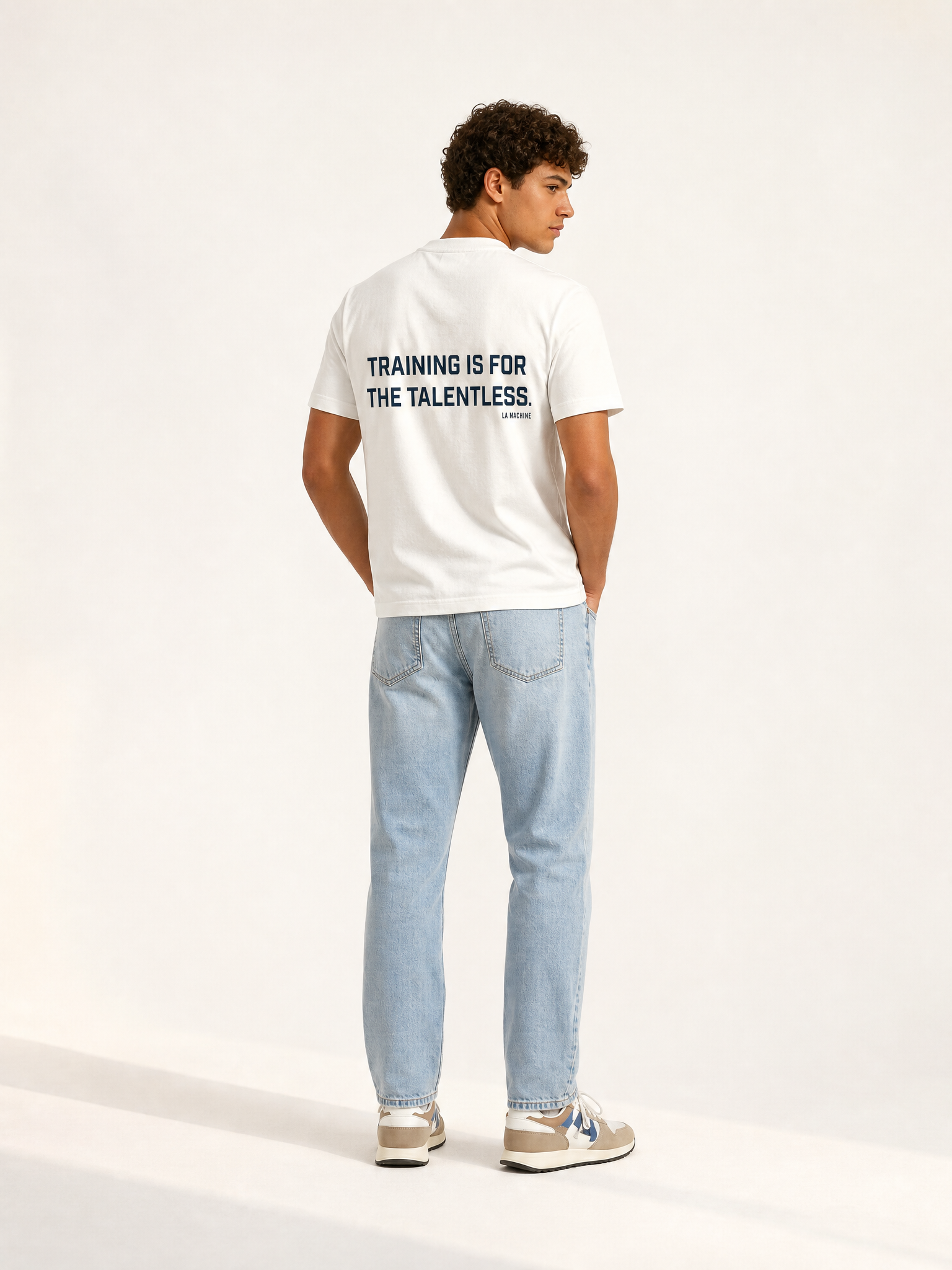 Training is for the Talentless- T-shirt - Off White