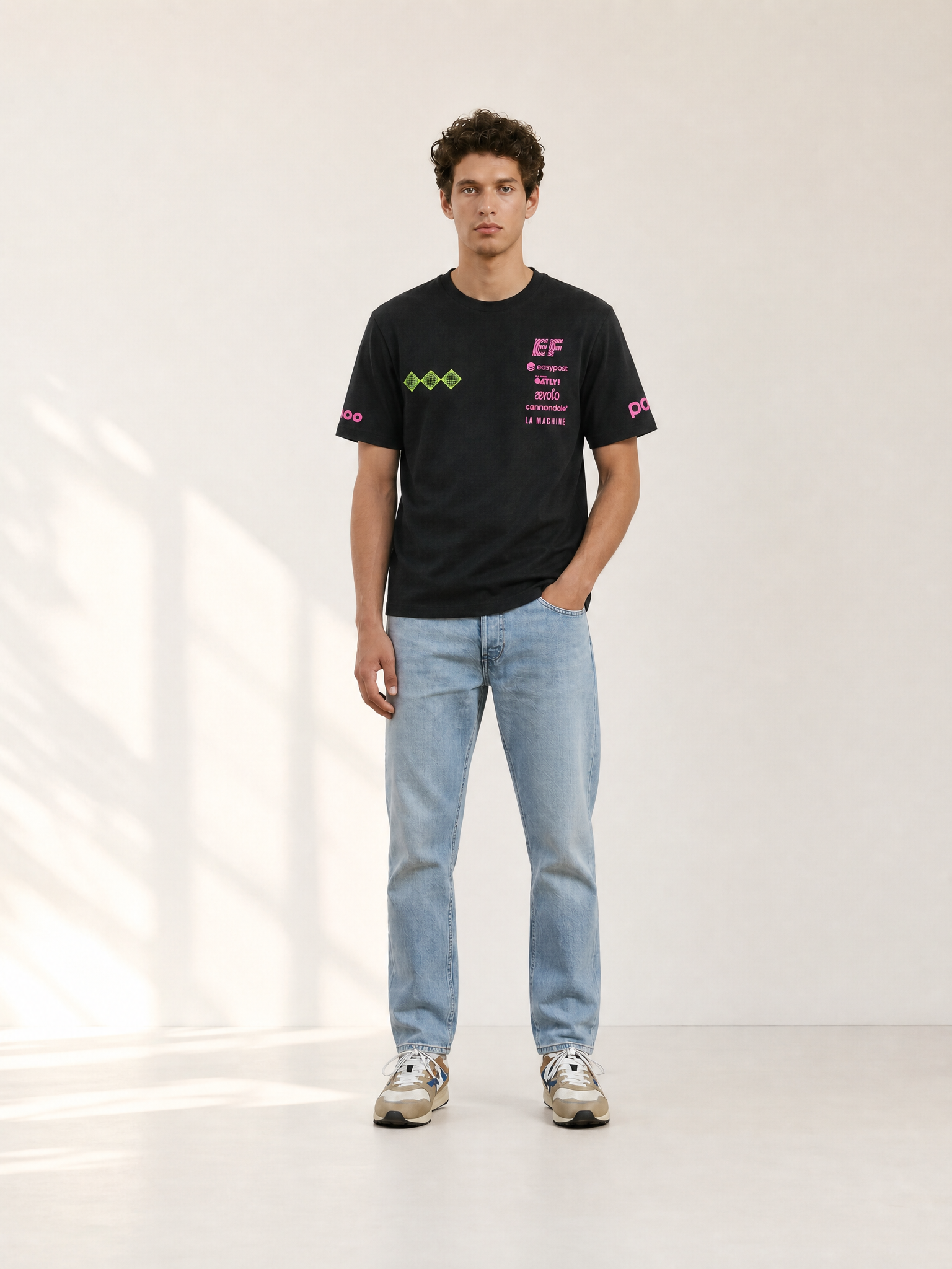 La Machine X EF Pro Cycling - Reverted T-shirt - Black