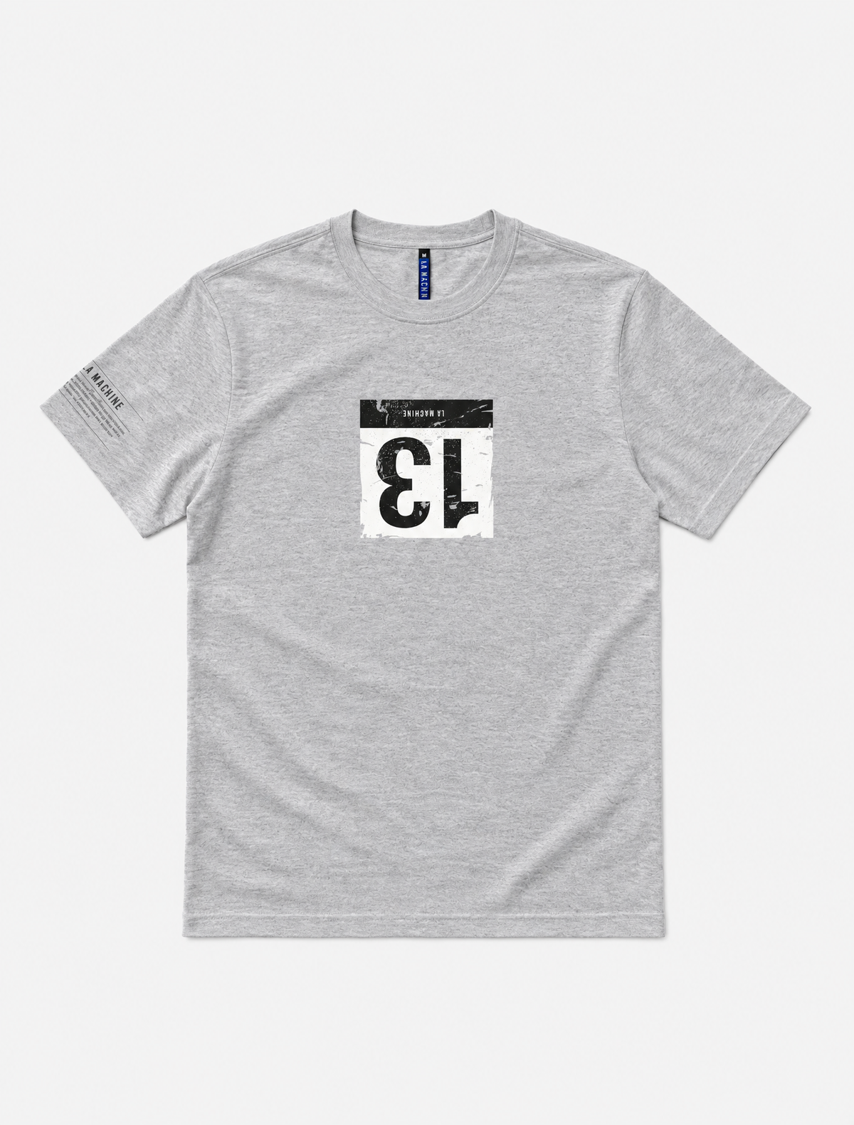 Bib Number 13 - T-shirt - Melange Grey