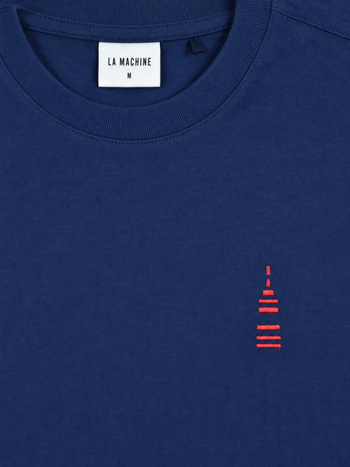 The Ventoux - T-shirt by La Machine Cycle Club, folded.